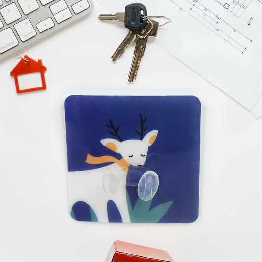Tough Stick waterproof adhesive wall hook mounted on tile wall