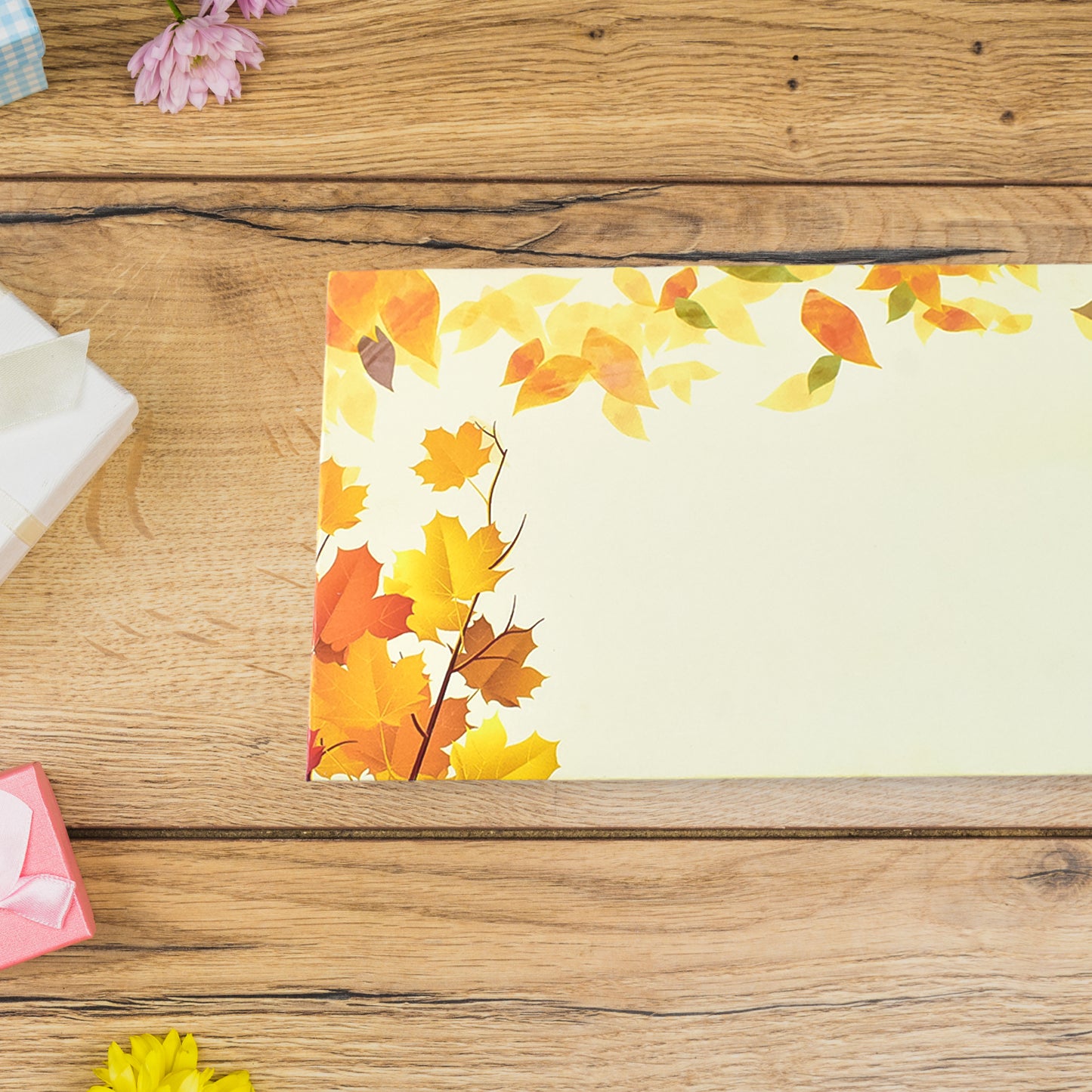 Yellow Diwali Return Gift Envelopes