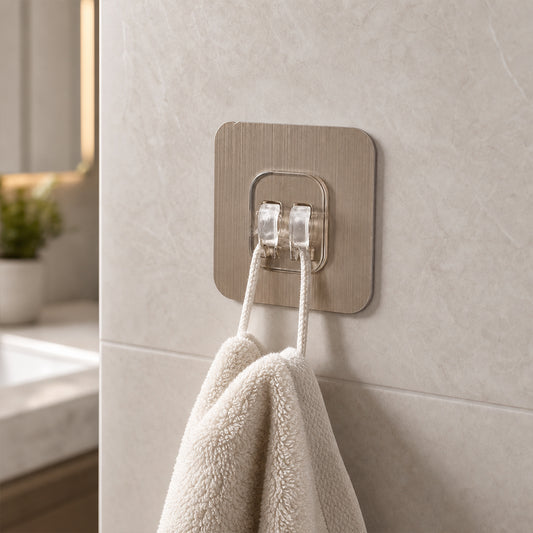 Strong adhesive plastic wall hook hanger