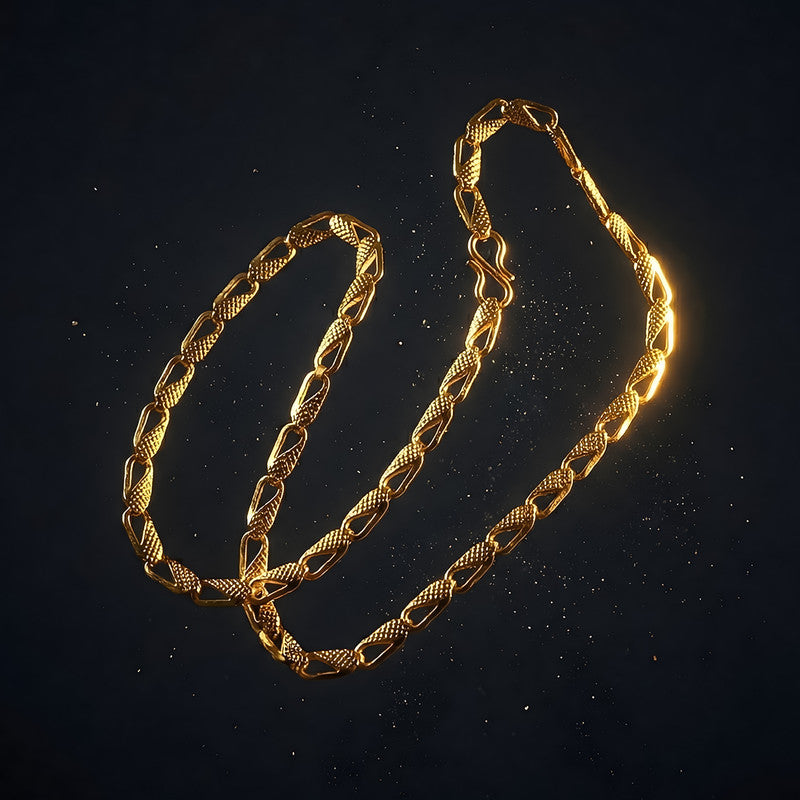 Classic Gold Finish Designer Chain for Men Daily Wear