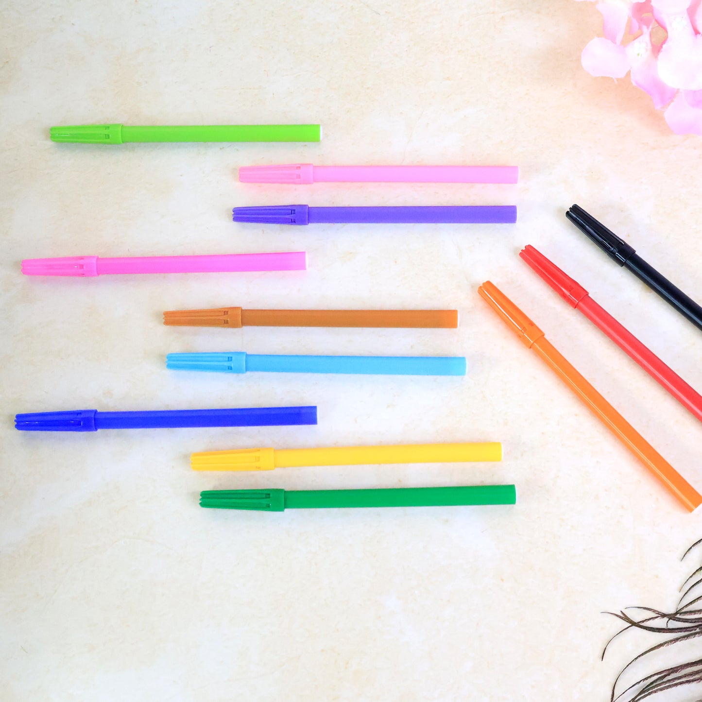 Camel Sketch Pens – 12 Colorful Shades for Drawing, Sketching, and Artistic Creativity