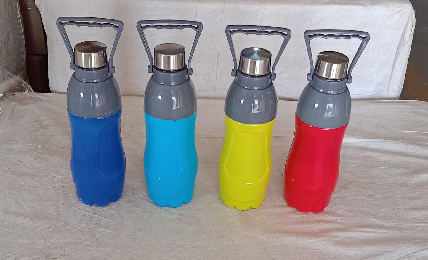 Plastic Insulated Water Bottle with Handle, for Kids, Sports, Office