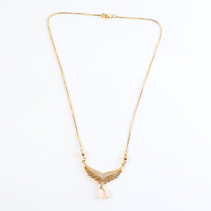 Elegant Crystal Drop Designer Necklace for Women