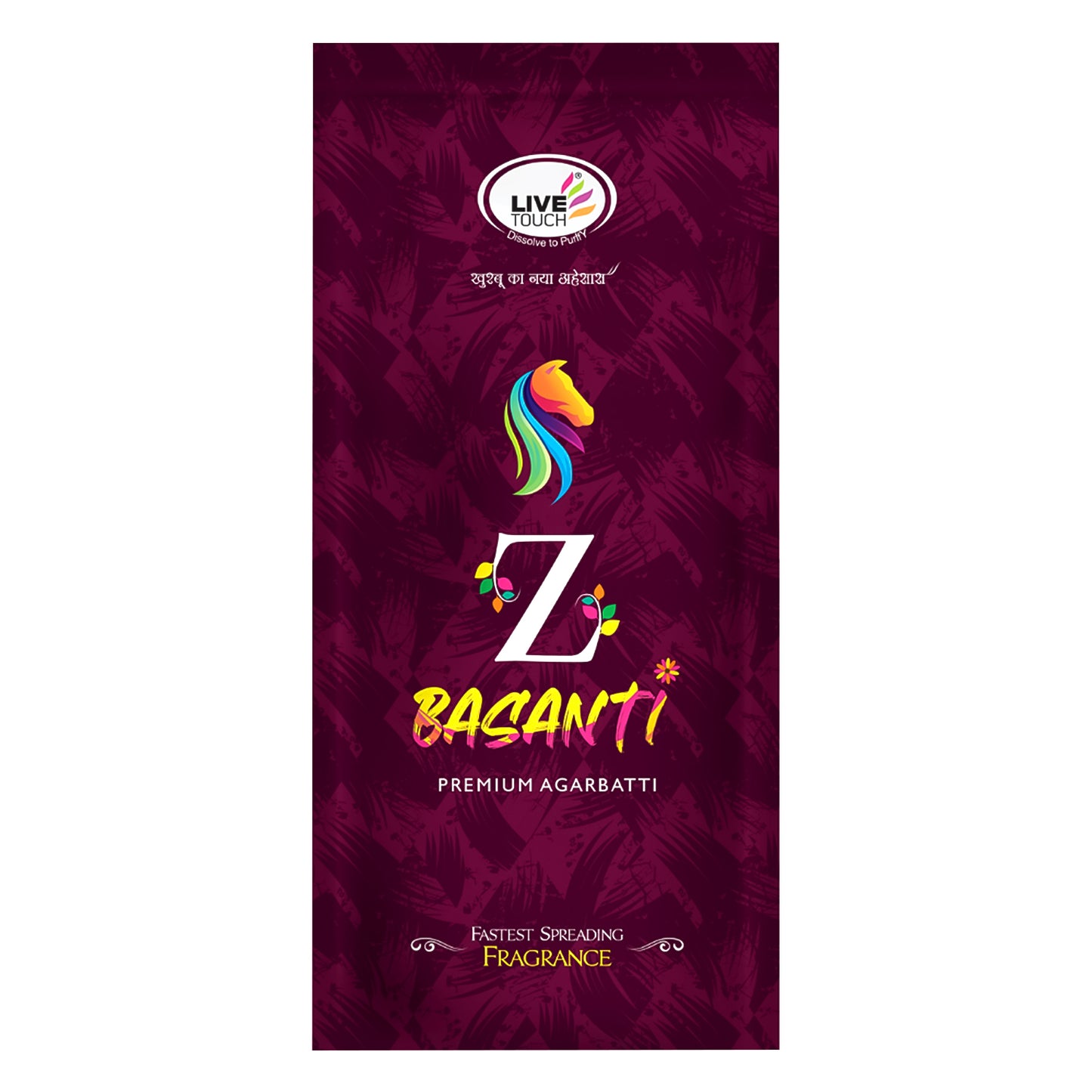 Pure Woods Natural Incense Sticks Natural Fragrance for Puja (105gm Pkt)