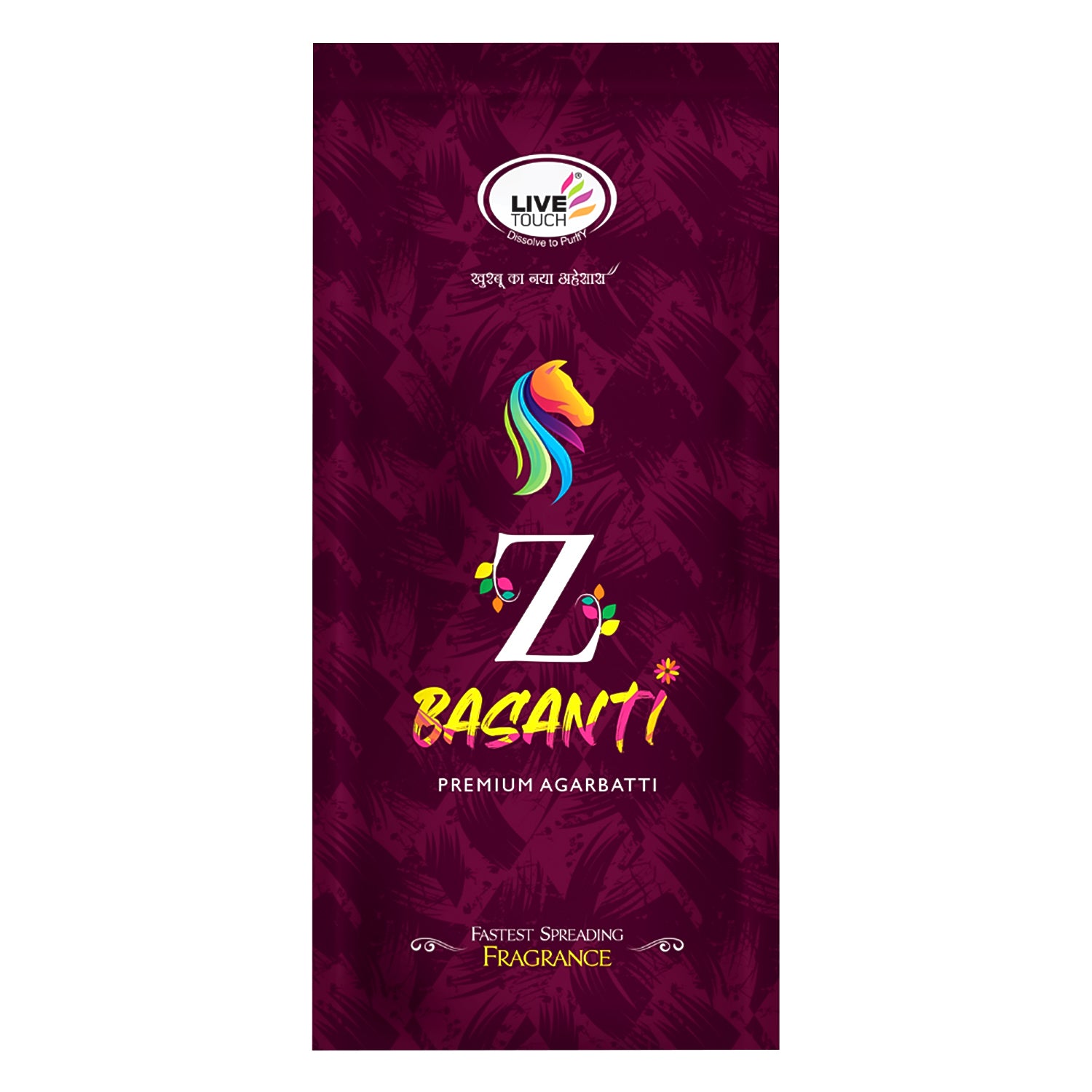 Pure Woods Natural Incense Sticks Natural Fragrance for Puja (105gm Pkt)
