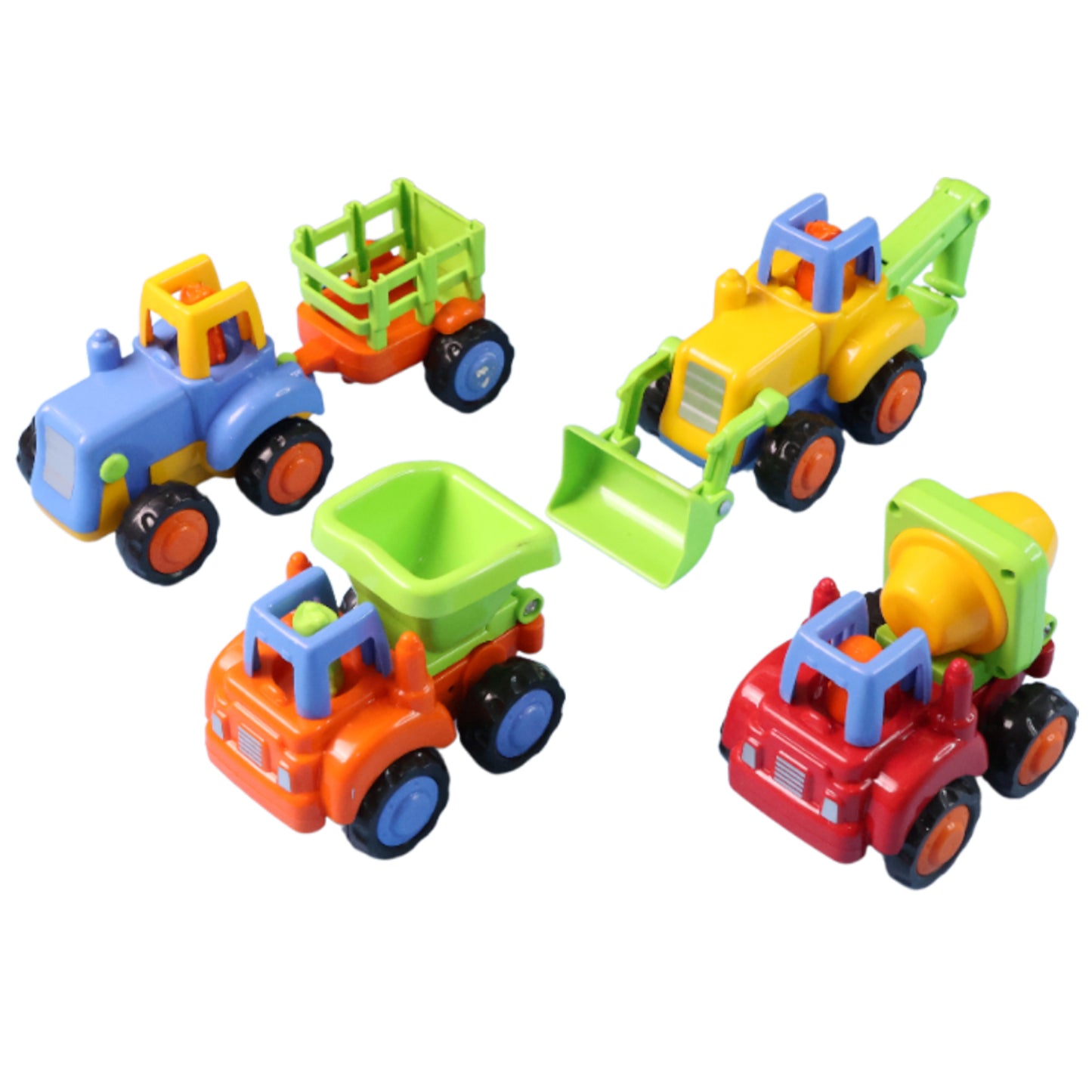 Funwoods Construction Vehicle Toy Set for Kids – (4 Pc)