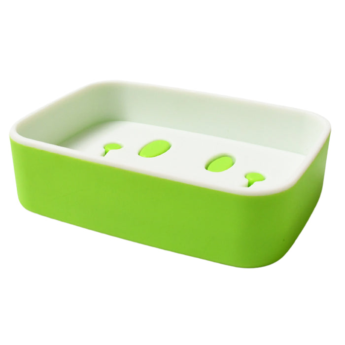 14500 Portable Travel Home Box Cute Cartoons Smile Face Container Draining Holder Soap Dish