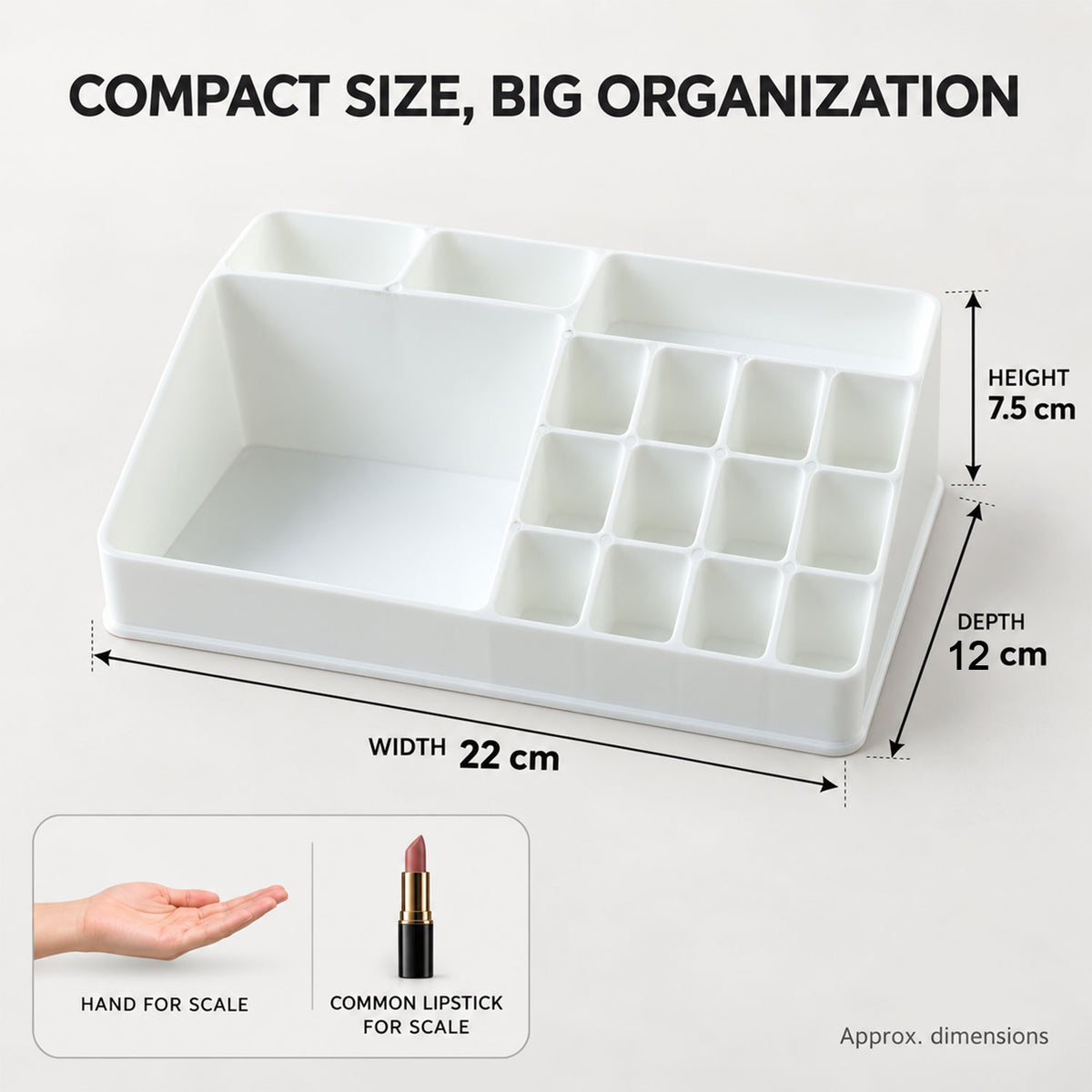 Multipurpose Makeup Organizer – Neat, Spacious & Durable