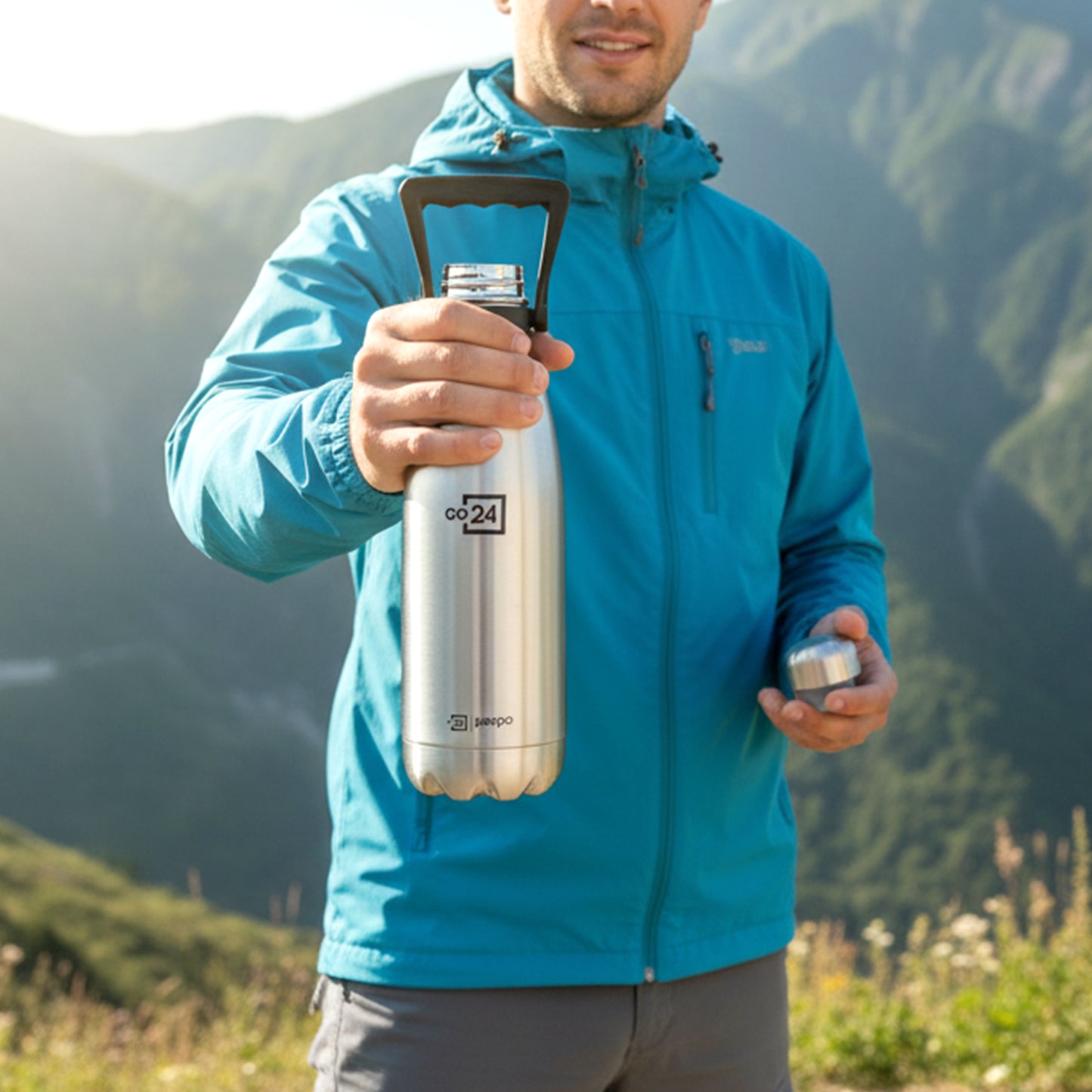 Pexpo Echo Vacuum Insulated Hot & Cold Stainless Steel Water Bottle 1500 ML