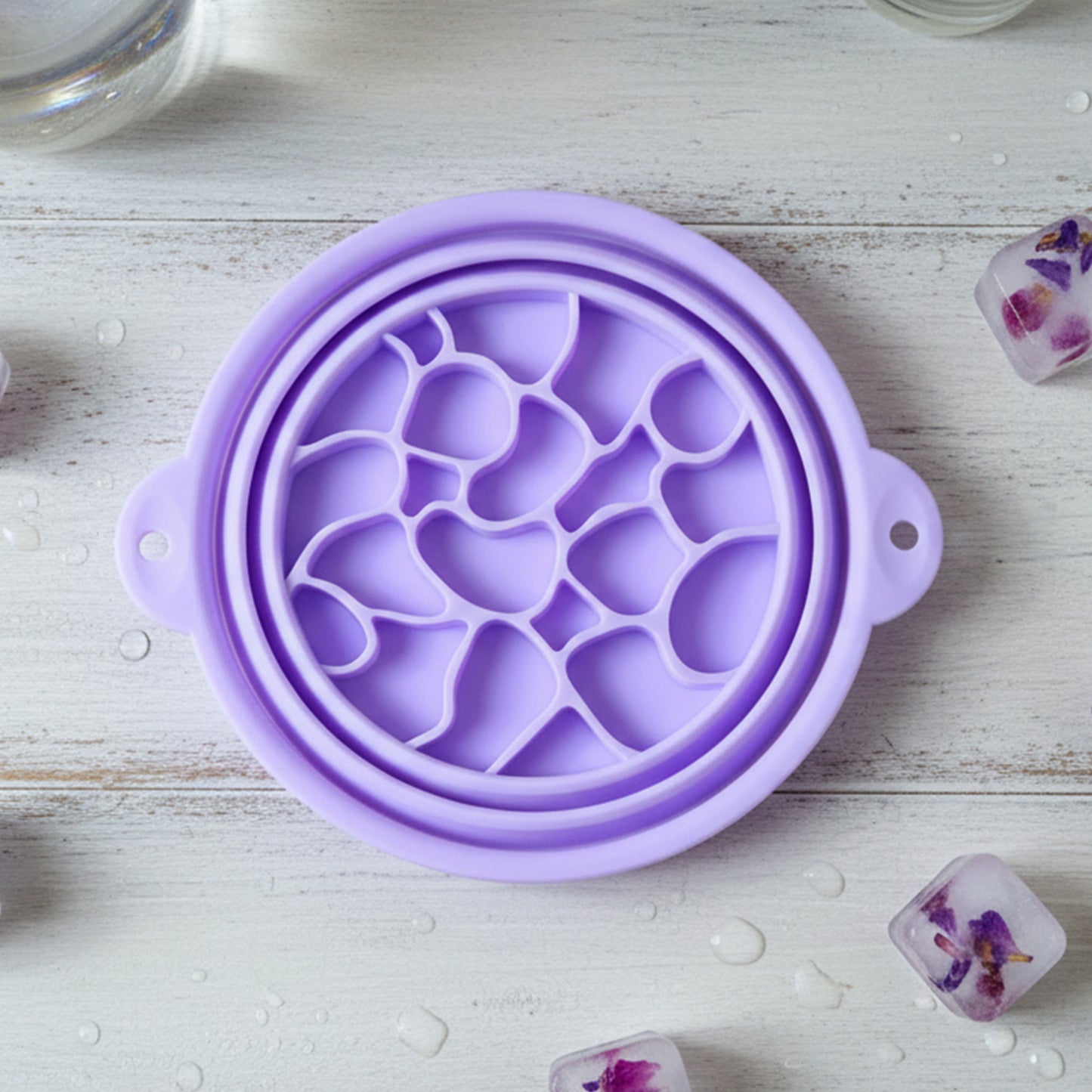 Multipurpose Folding Silicone Facial Ice Bath Bowl