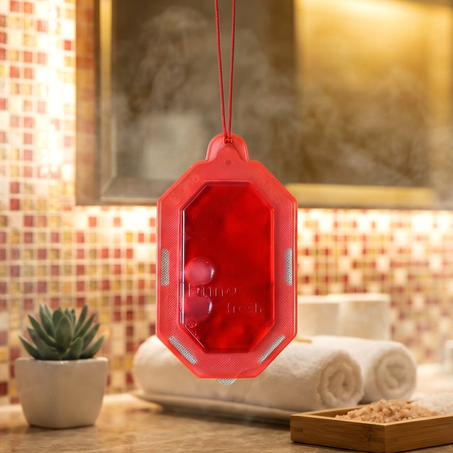 Close-up of Apple Berry gel freshener container
