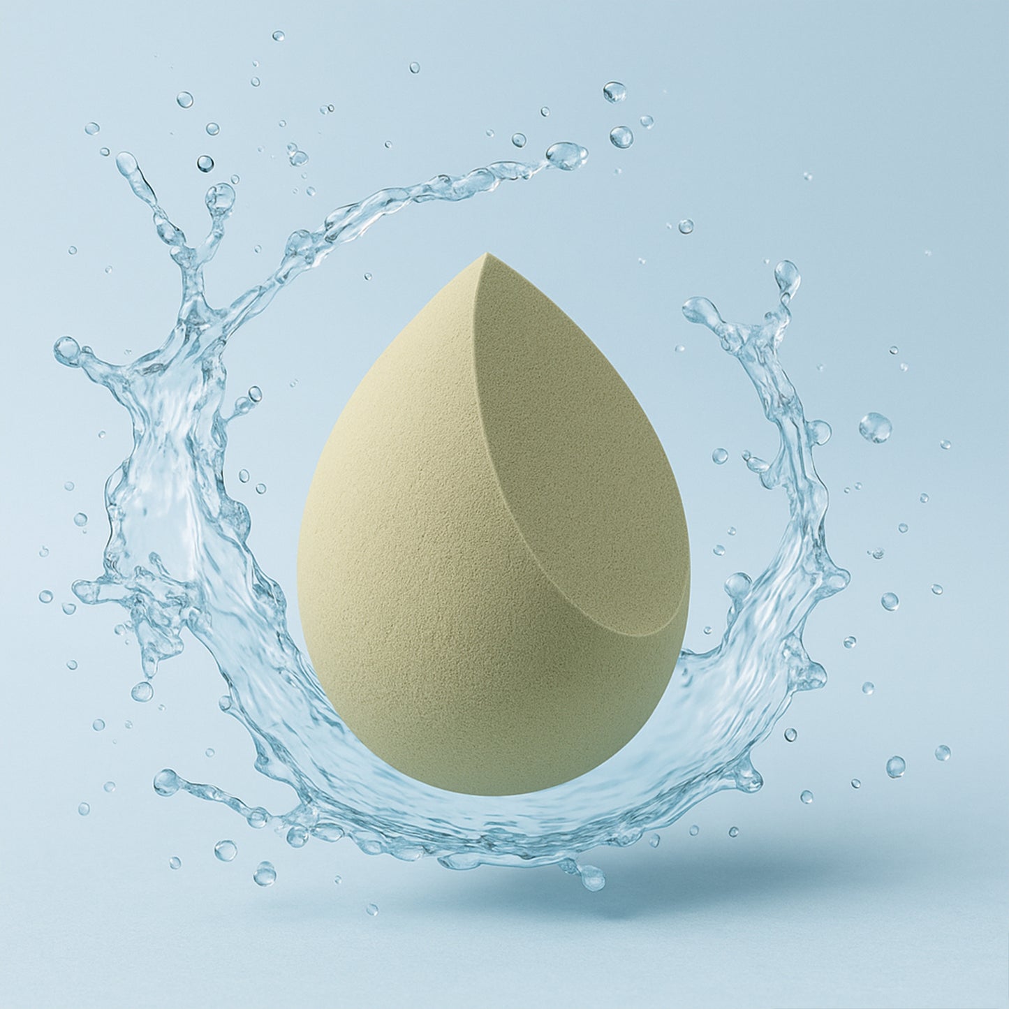 Makeup Sponge for blending liquid Foundations, Powders, and Creams (Multicolor / 1 Pc)