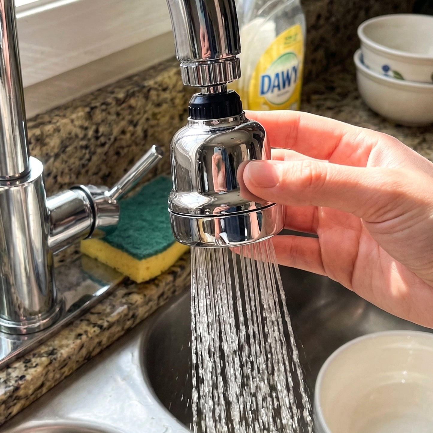 universal kitchen faucet aerator adapter