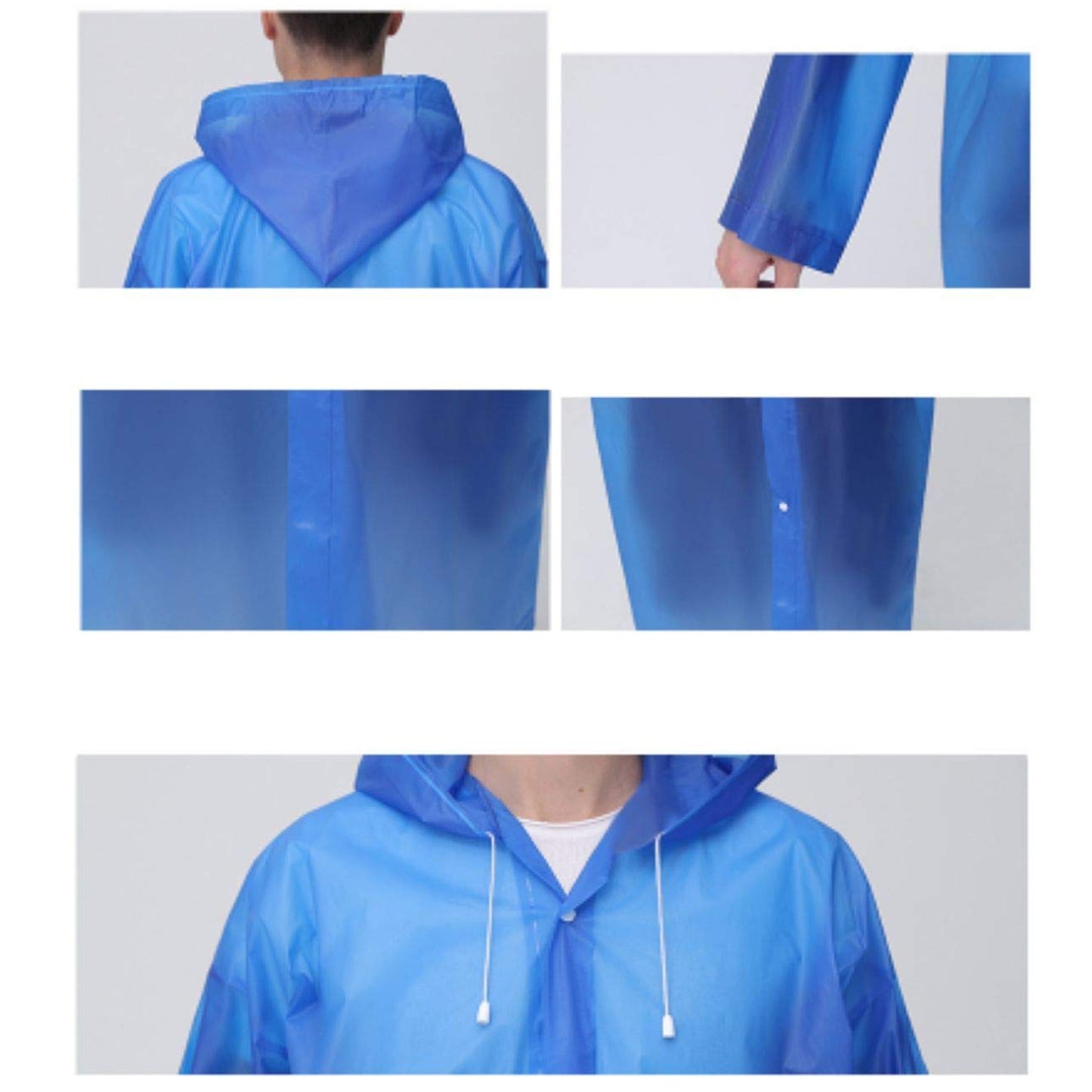Lightweight travel raincoat poncho
