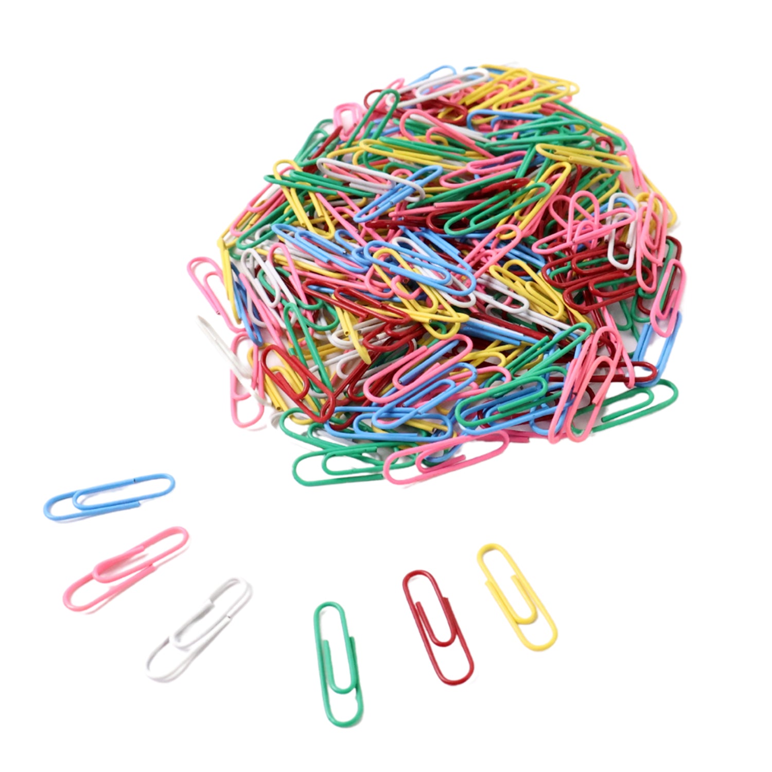 Bright Coated Paper Clips