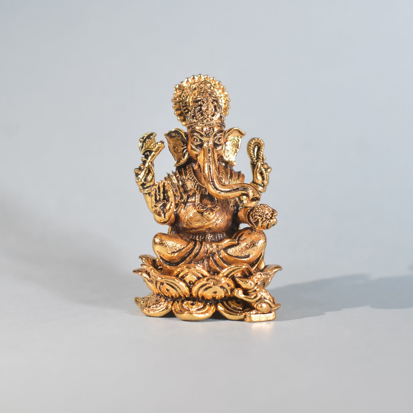 Lord Ganesh Gold Statue