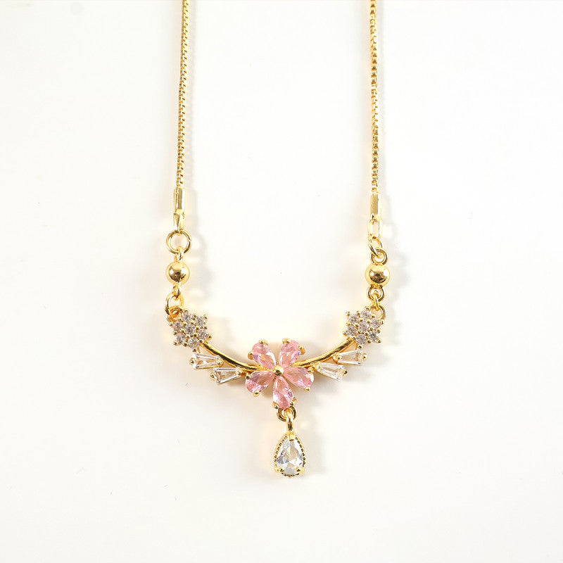 Elegant Flower Pendant Necklace for Women