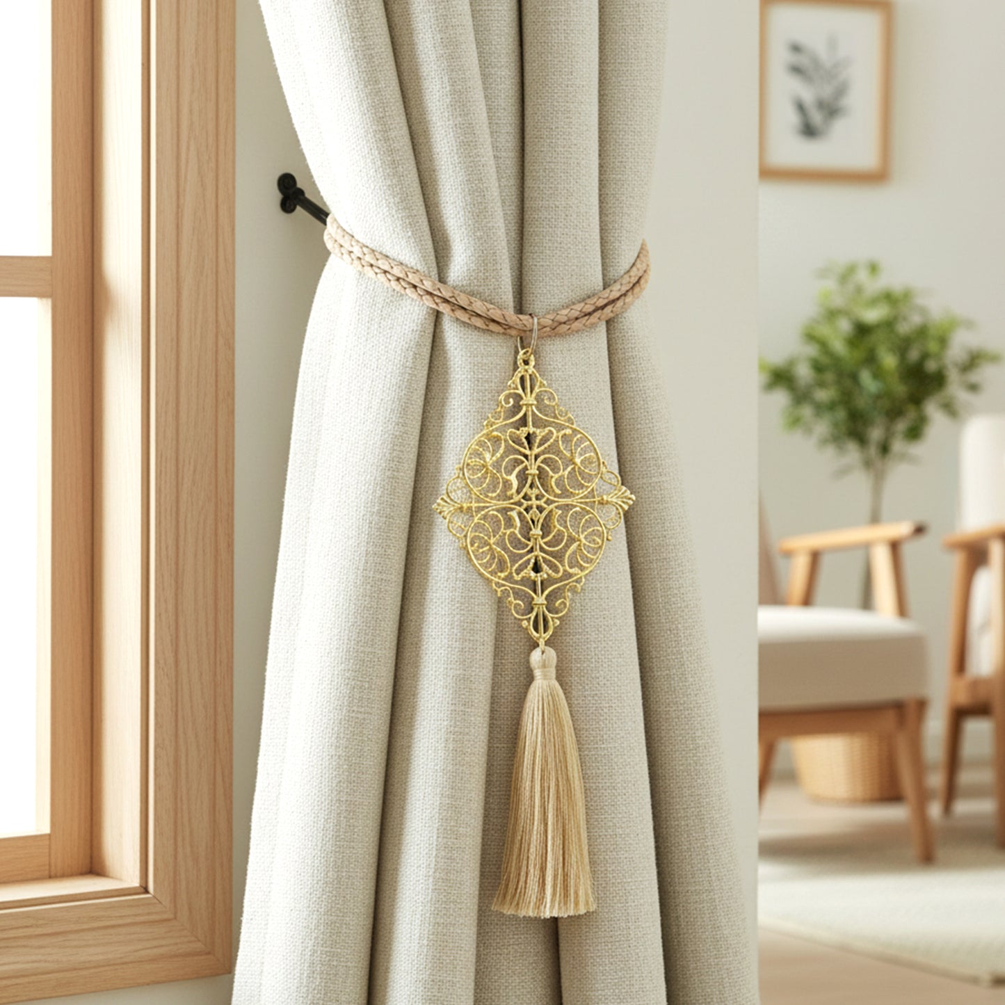 Decorative Curtain Tieback Tassel (1 Pc)