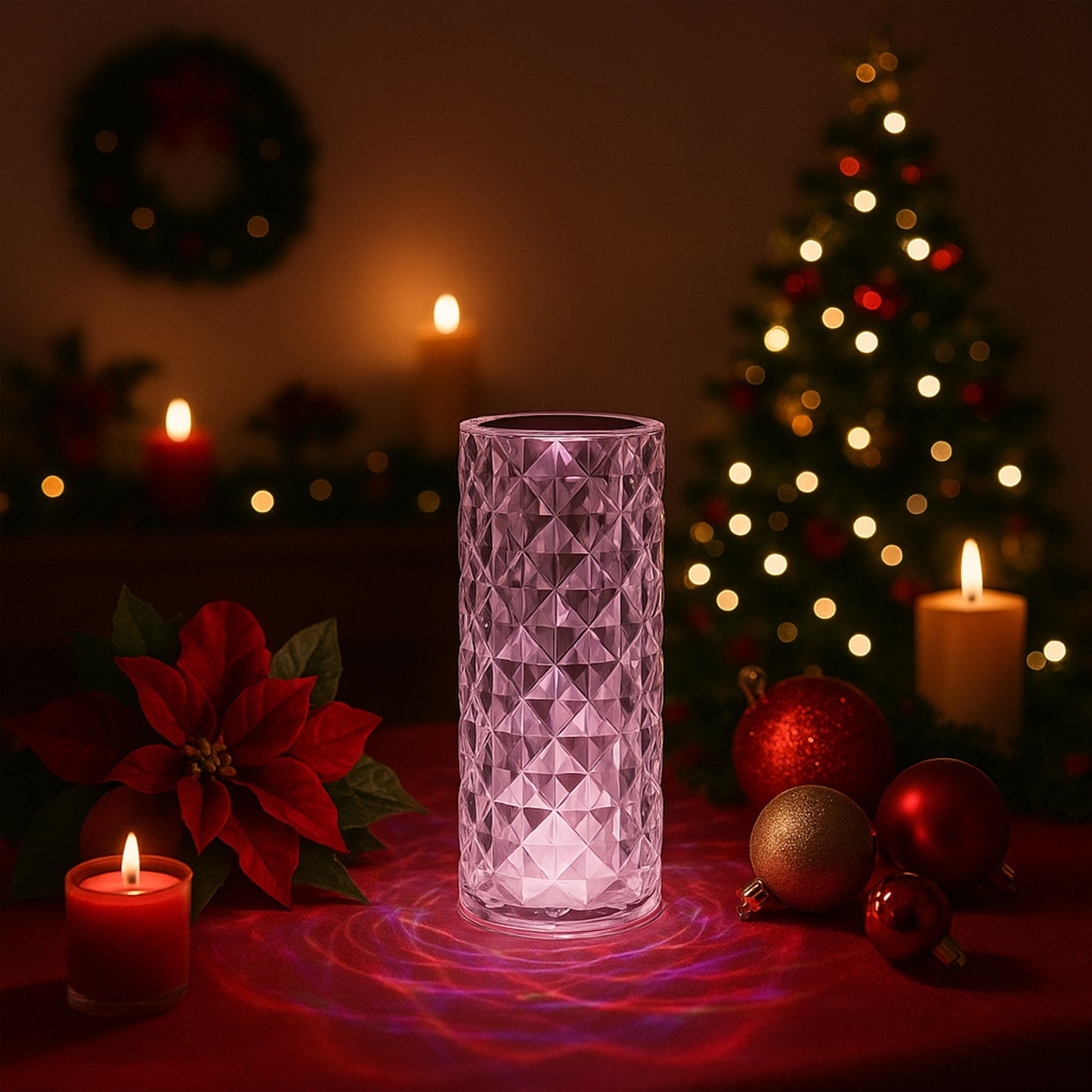 Aura Cryst Multi-Color LED Lamp