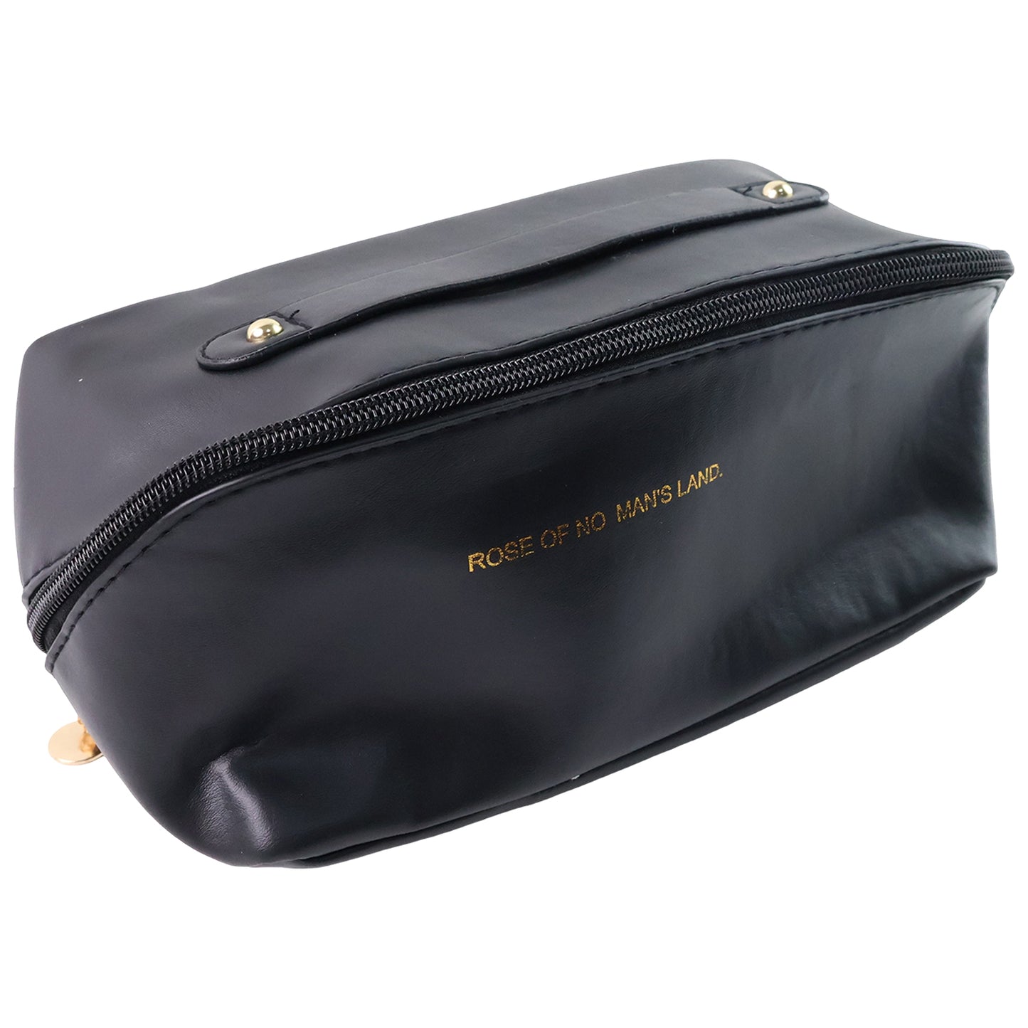 Multi-use black vanity organizer pouch for travel