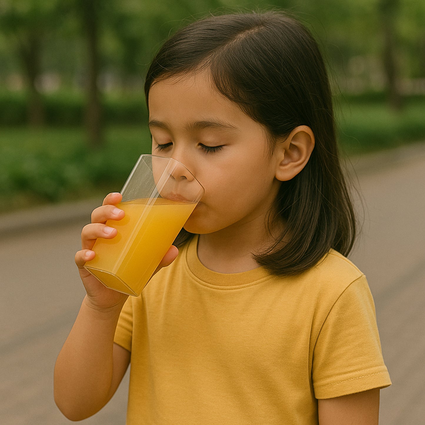 अटूट स्टाइलिश पारदर्शी स्क्वायर डिज़ाइन पानी / जूस / बीयर / वाइन टम्बलर प्लास्टिक ग्लास सेट (300 एमएल, 6 का पैक)