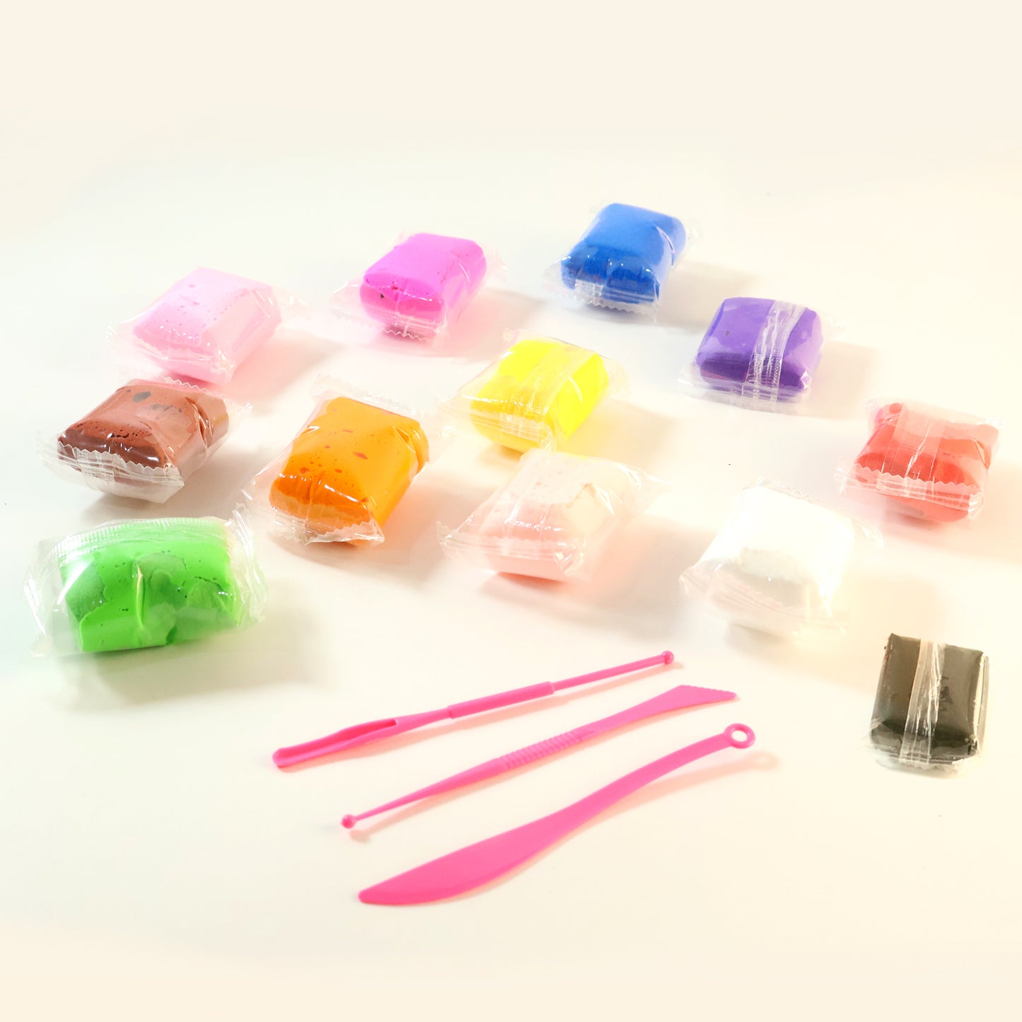 12 color soft dough clay for creative fun