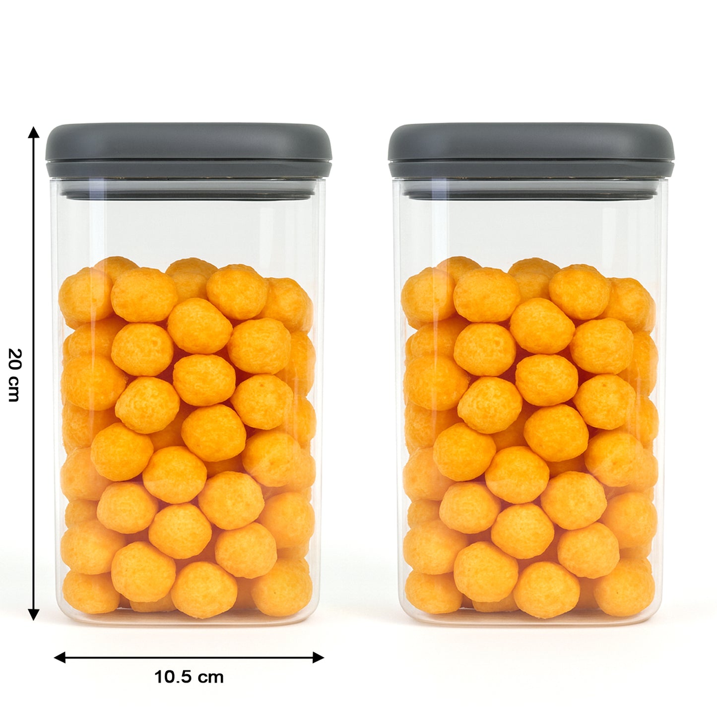 Supermom Airtight Kitchen Storage Containers – (2 Pc Set / 1500 ml)