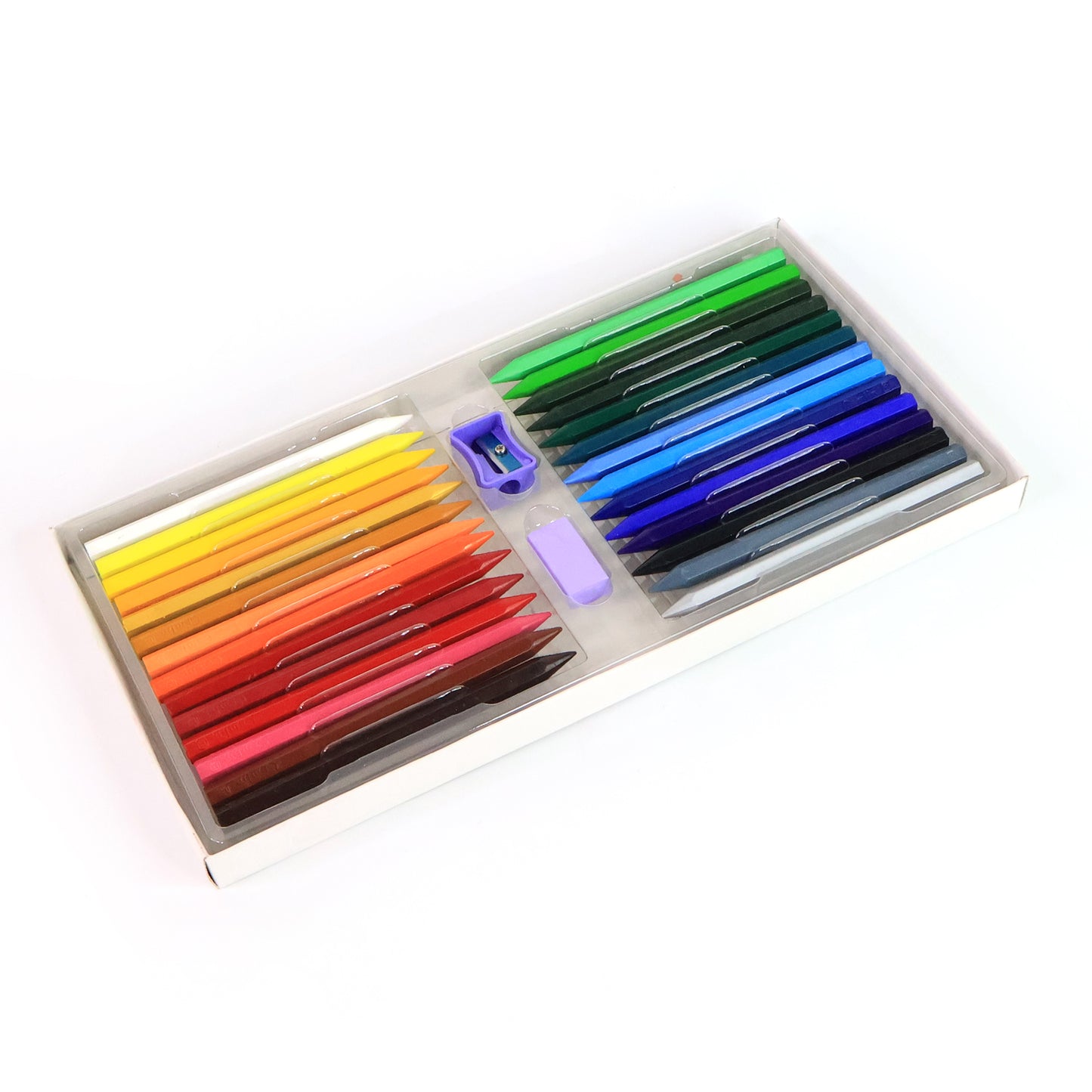 Camel Plastic Crayons with Free Sharpener & Eraser - 28 Shades