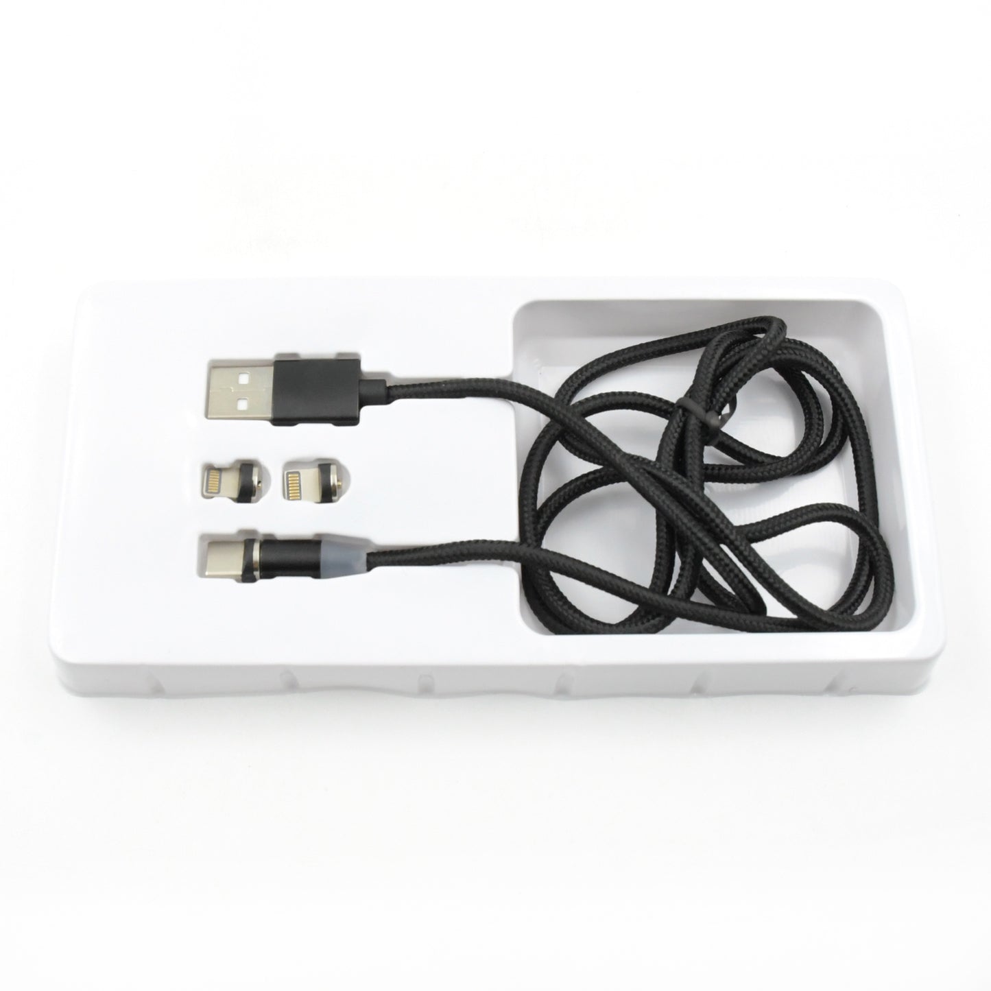 मैग्नेटिक चार्जिंग केबल 3 इन 1 मेटल मैग्नेटिक माइक्रो USB टाइप C लाइटिंग केबल LED के साथ, सभी Android और सभी स्मार्टफ़ोन के लिए मल्टीपल चार्जिंग एडेप्टर (सभी Android और iPhone स्मार्टफ़ोन, टैबलेट, PC, मोबाइल के साथ कम्पैटिबल