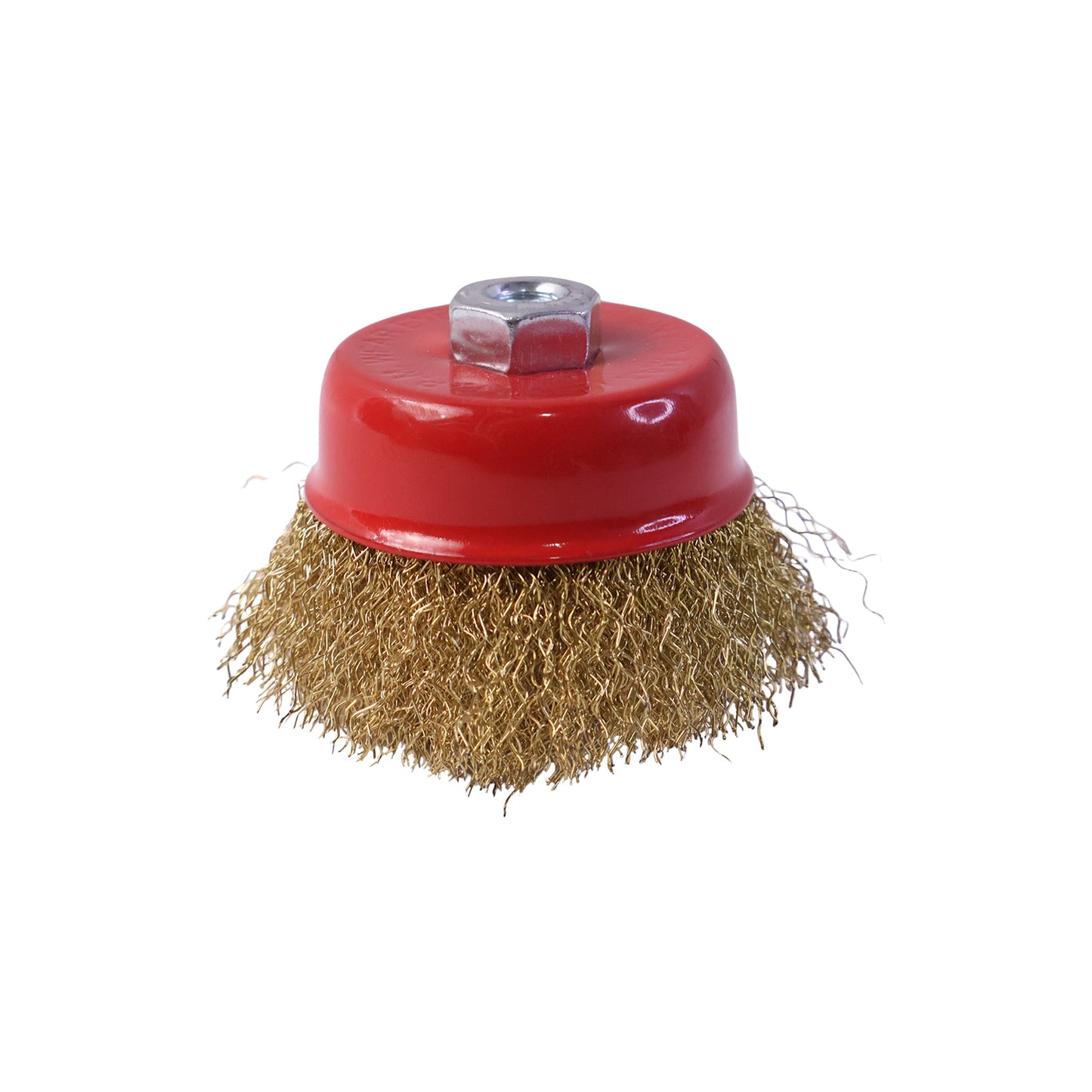 Gold brush metal polishing