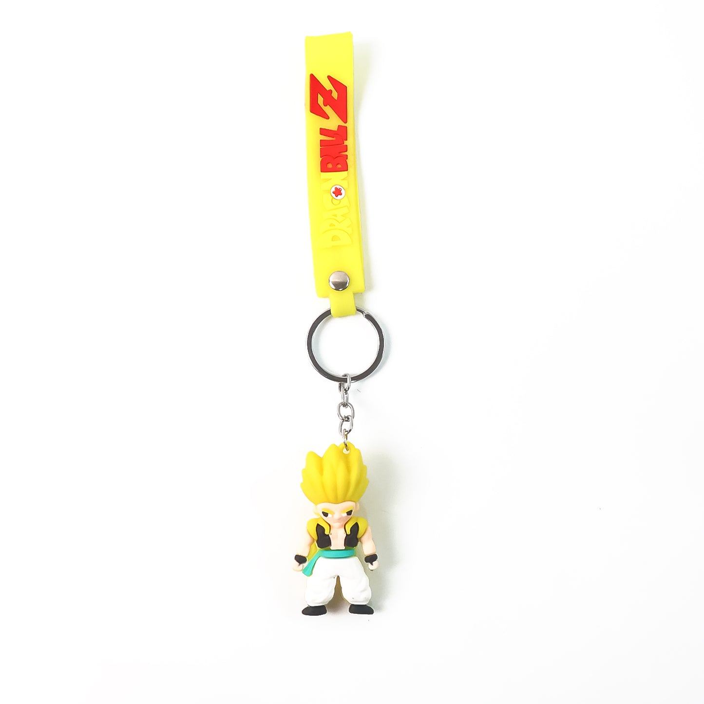 Cute Cartoon Silicone 3D Key Chain with Metal Hook & Strap (Pack of 1)