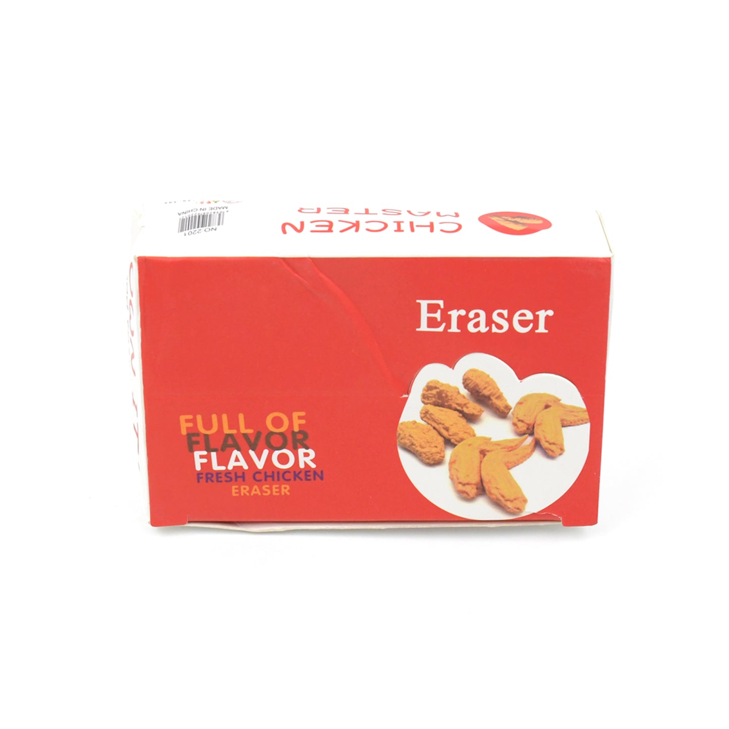 Cute Chicken Wing & Leg Erasers for Kids & Students (8 Pc Set)