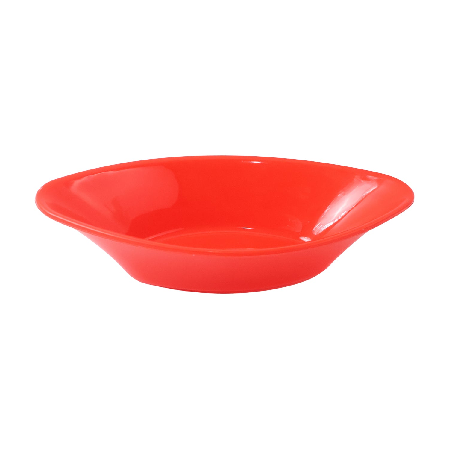 Plastic Marin Serving Bowl – Elegant Oval Deep Bowl (1 Pc / Red)