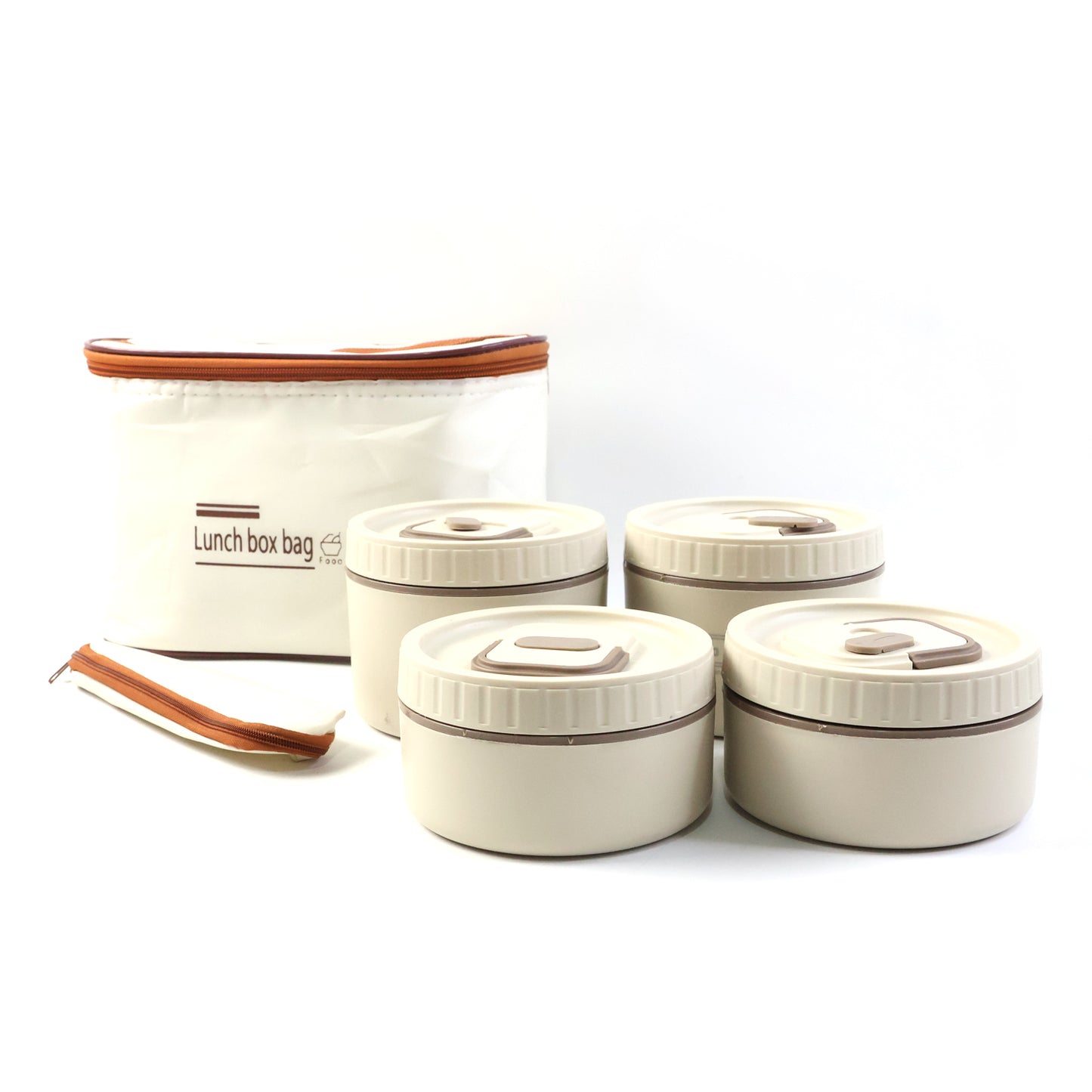 Bento Style Lunch Box Set with Multiple Containers & Carry Bag