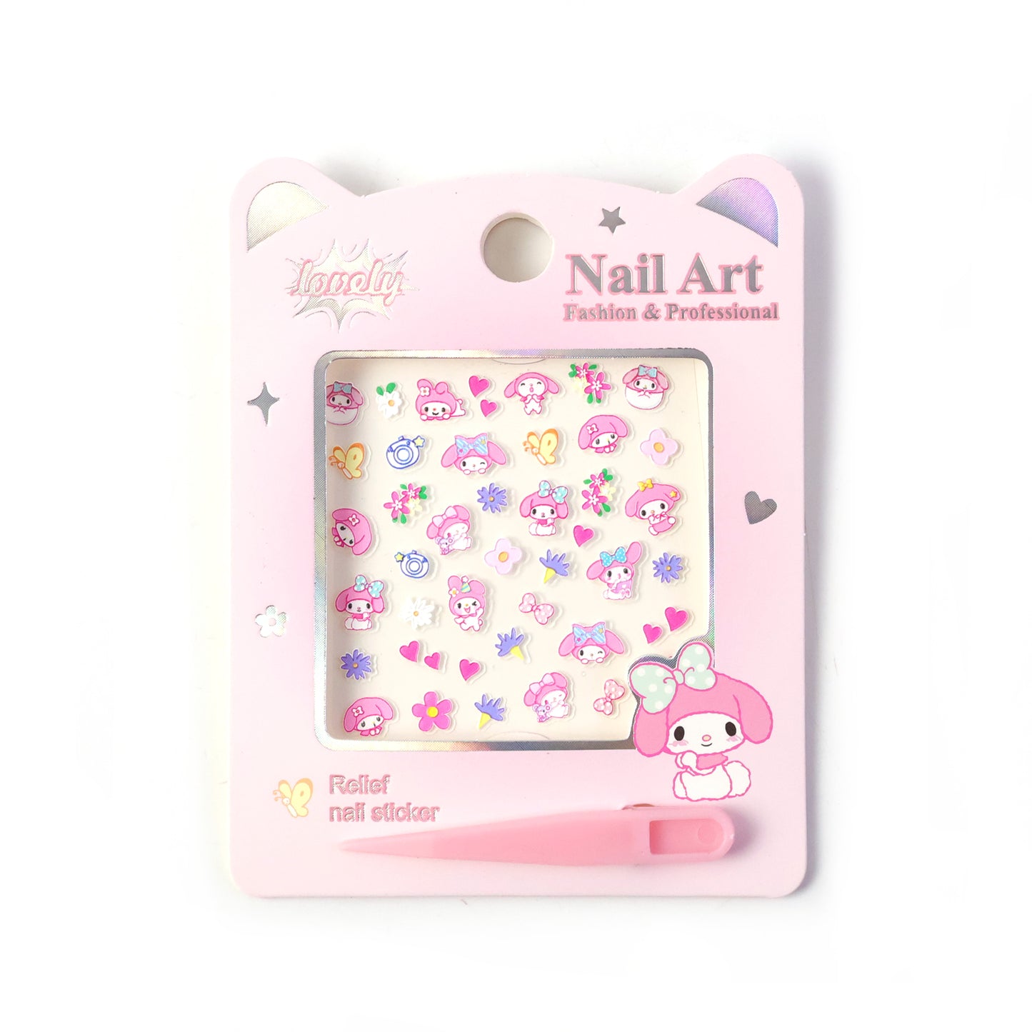 decorative nail stickers cartoon design