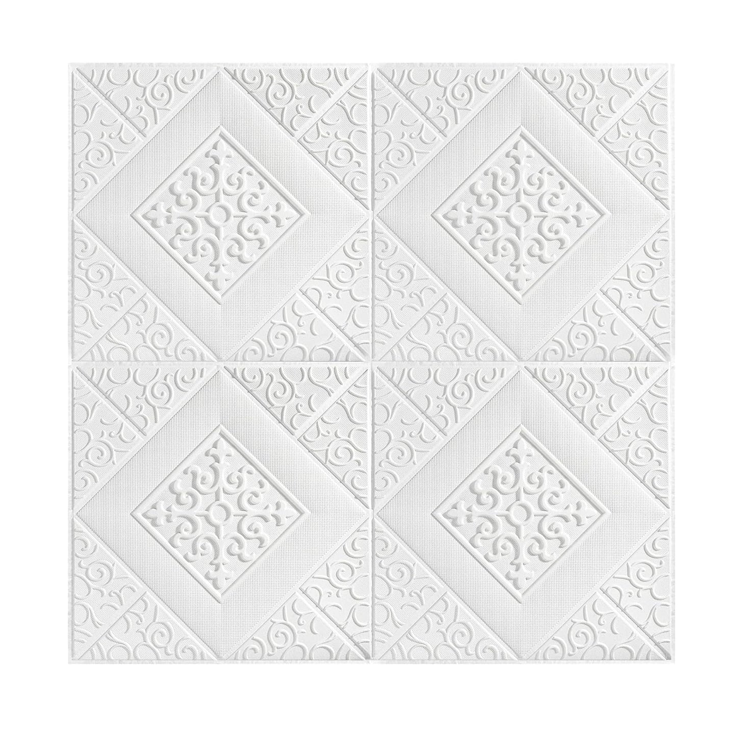 Wallpaper 3D Foam Wallpaper Sticker Panels (70 x 70 Cm / 1 Pc)