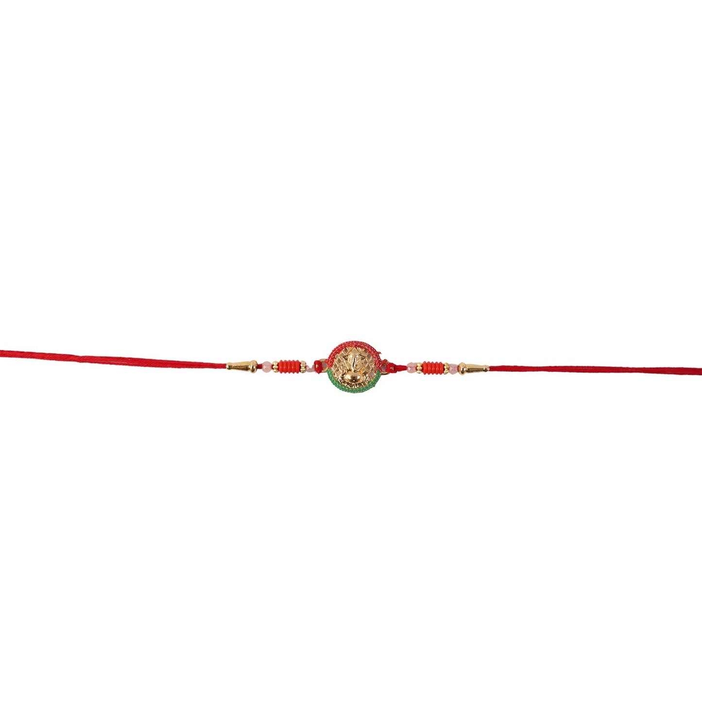 Mini Lord Ganesha Rakhi Elegant Traditional Festive Accessory (10pcs)