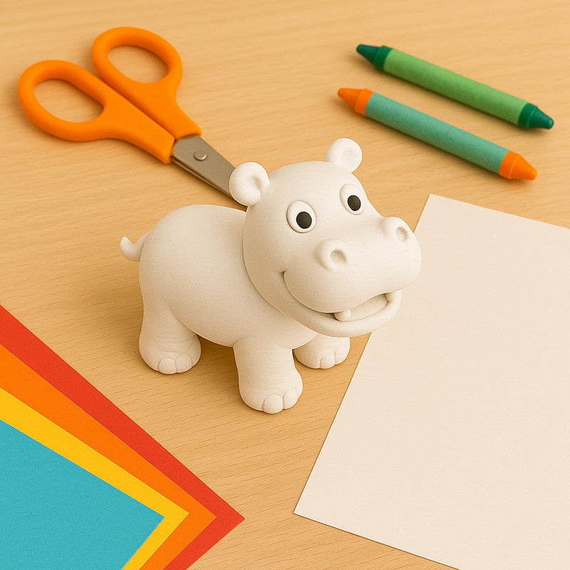 Camlin Modelling Clay – White Shade, 150 g Soft & Non-Toxic Clay for Kids’ Creative Play and Craft Work