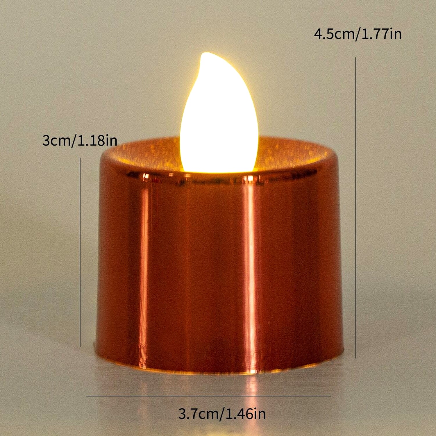 Candle Diya LED Golden Lights