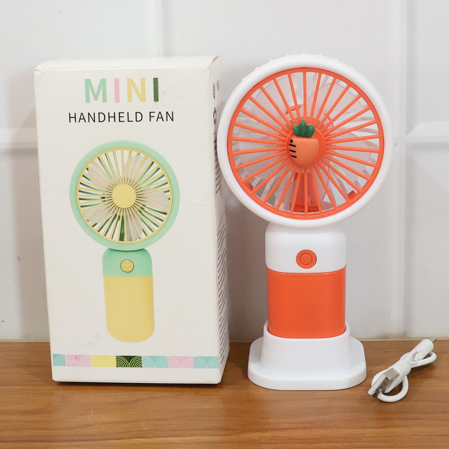 Rechargeable Mini Handheld & Desk Fan with USB Charging