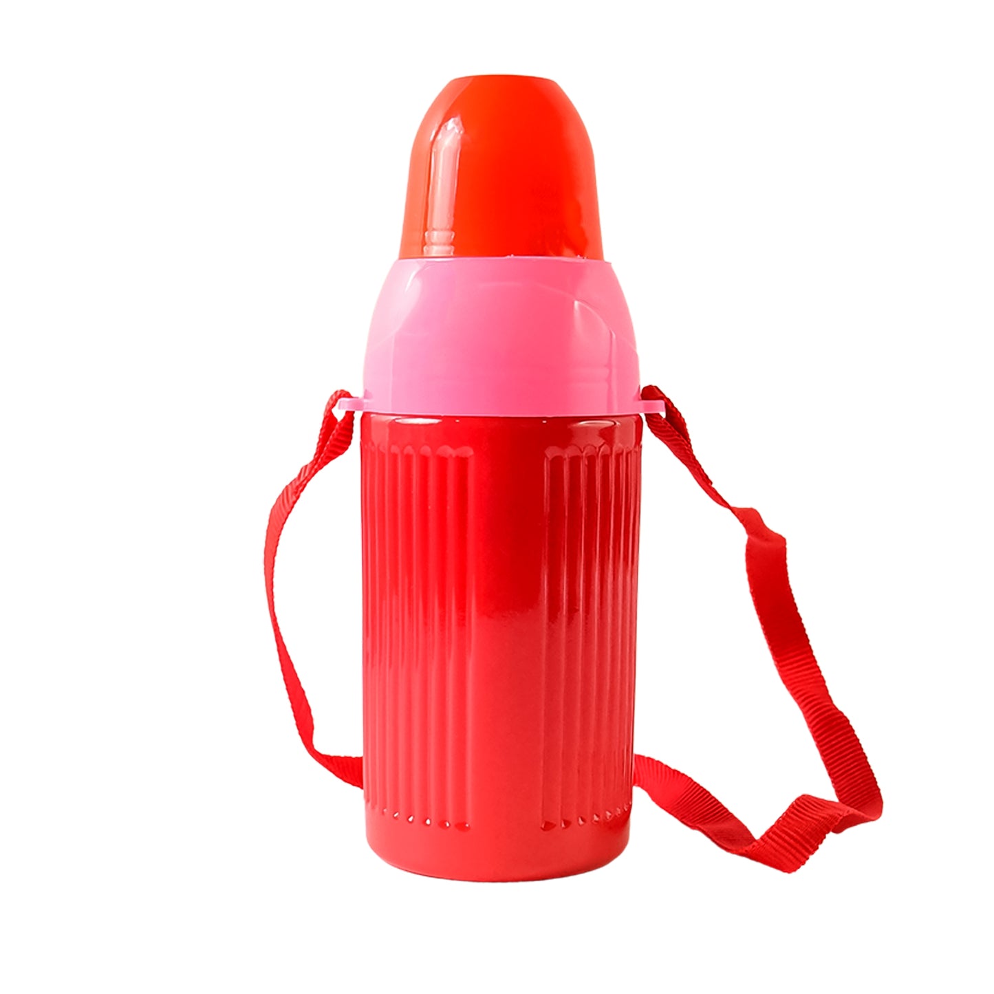 Water bottle in backpack side pocket for easy carrying