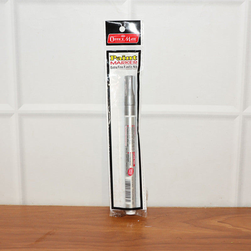 Silver Paint Marker Pen – Extra Fine Permanent Marker for Art, Craft & Industrial Use