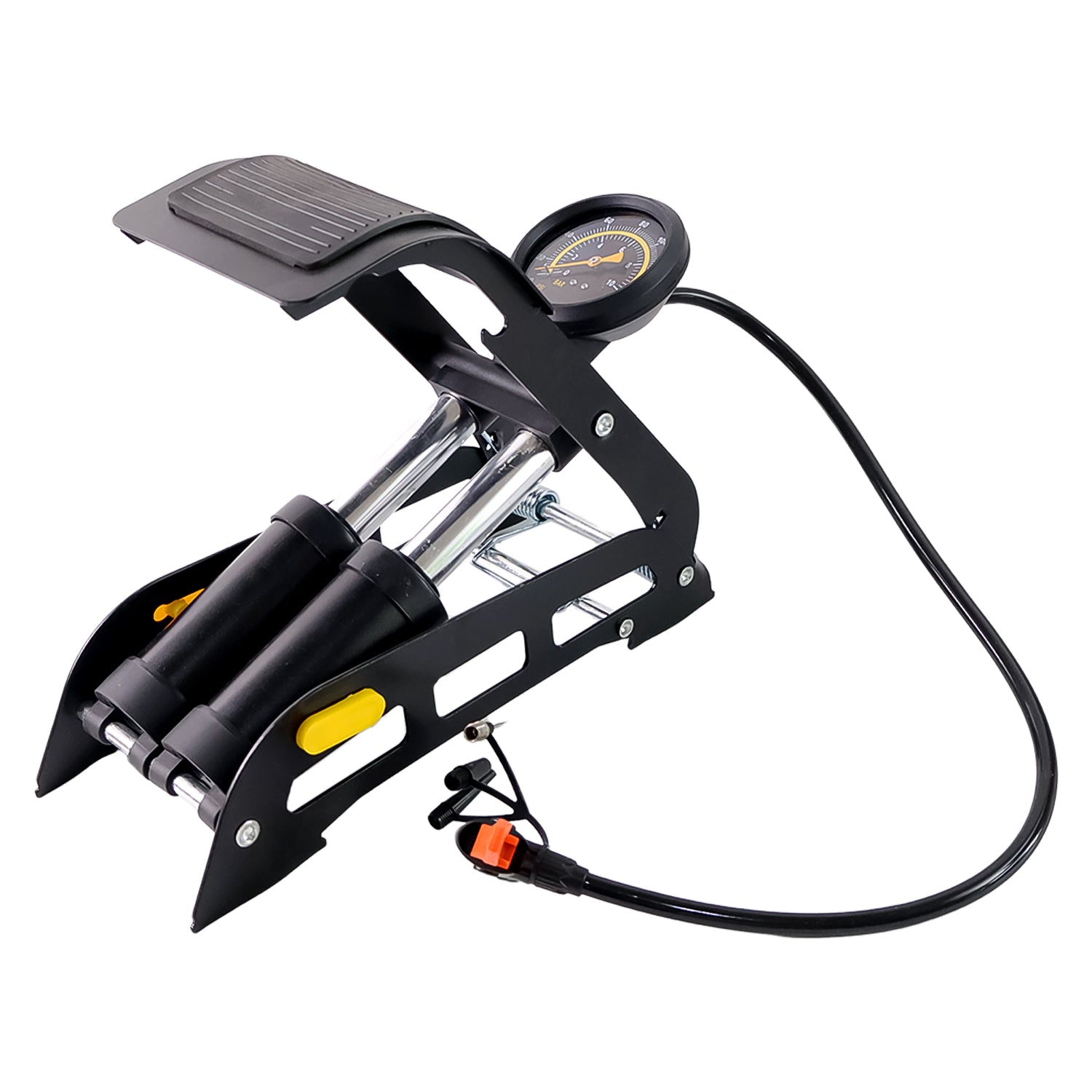 कार और बाइक के लिए पोर्टेबल हाई प्रेशर फ़ुट एयर पंप कंप्रेसर