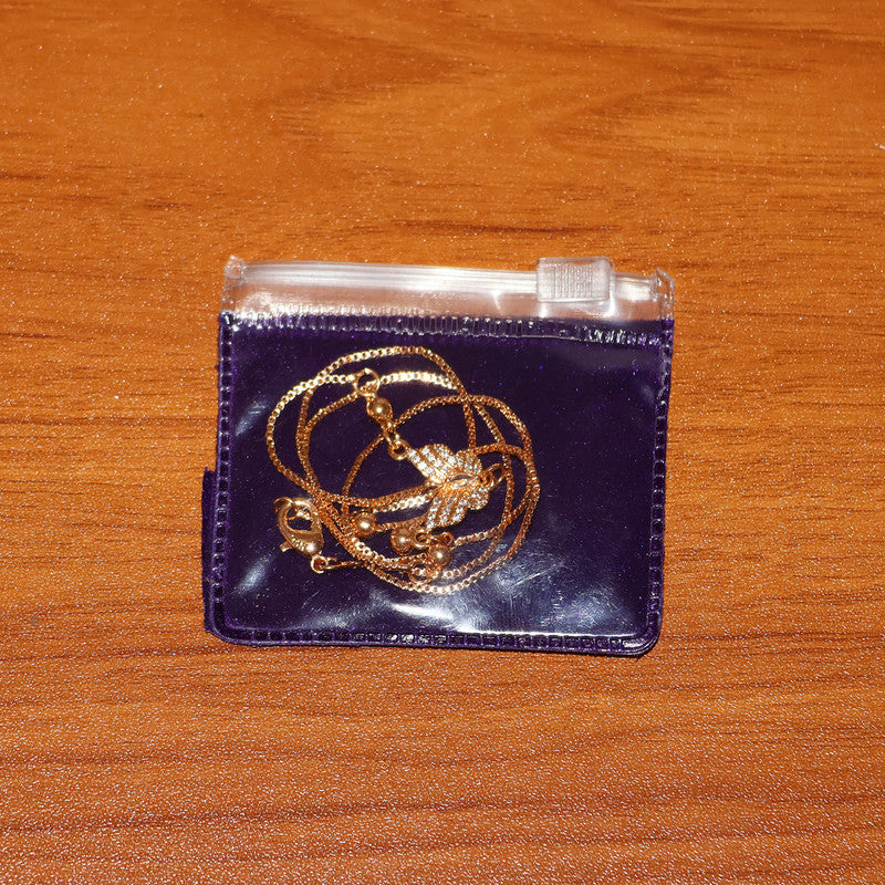 Butterfly Drop Pendant Necklace – Elegant Gold-Plated Chain for Women