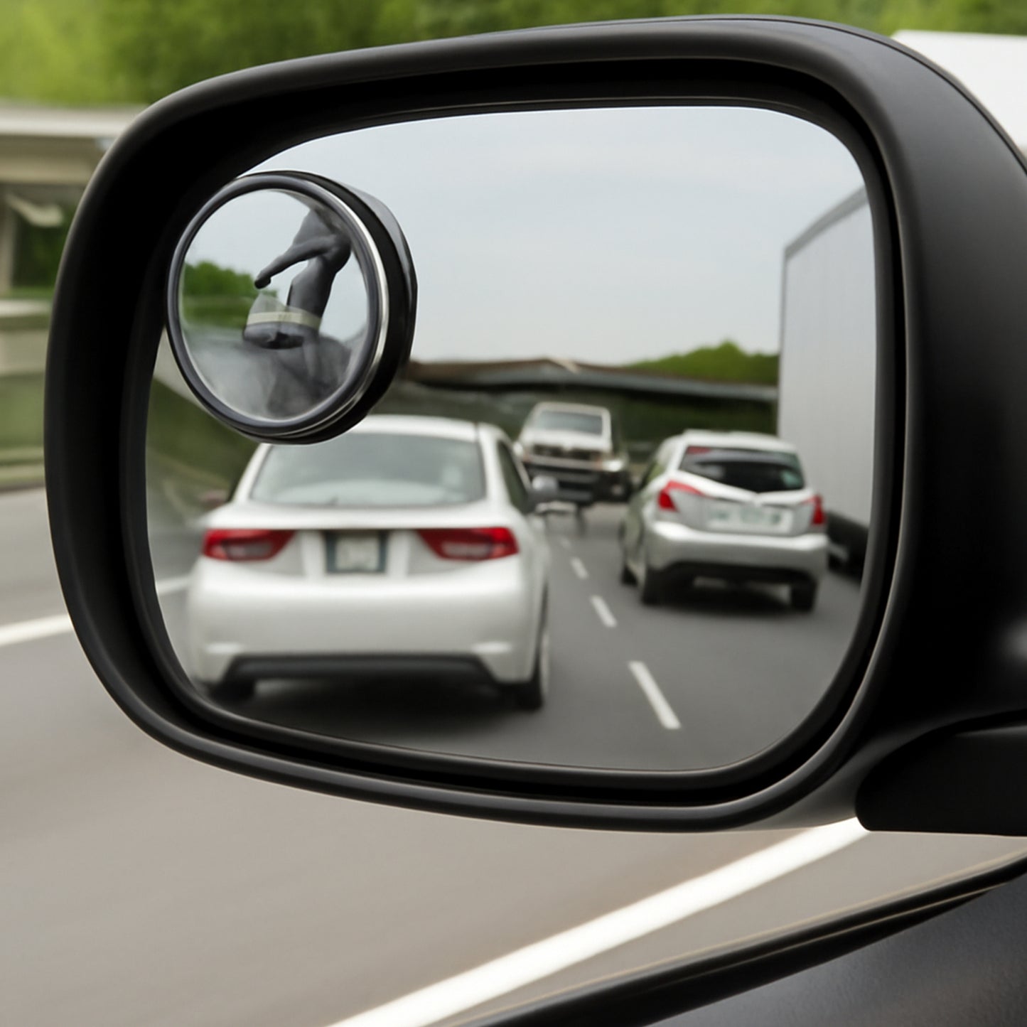 360° Adjustable Blind Spot Mirror for Car Side Rearview (2 Pc)
