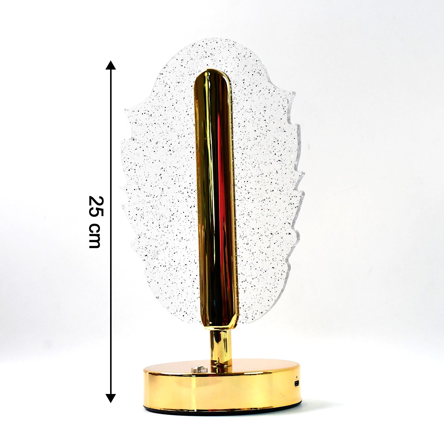 Feather Shape Crystal Lamp