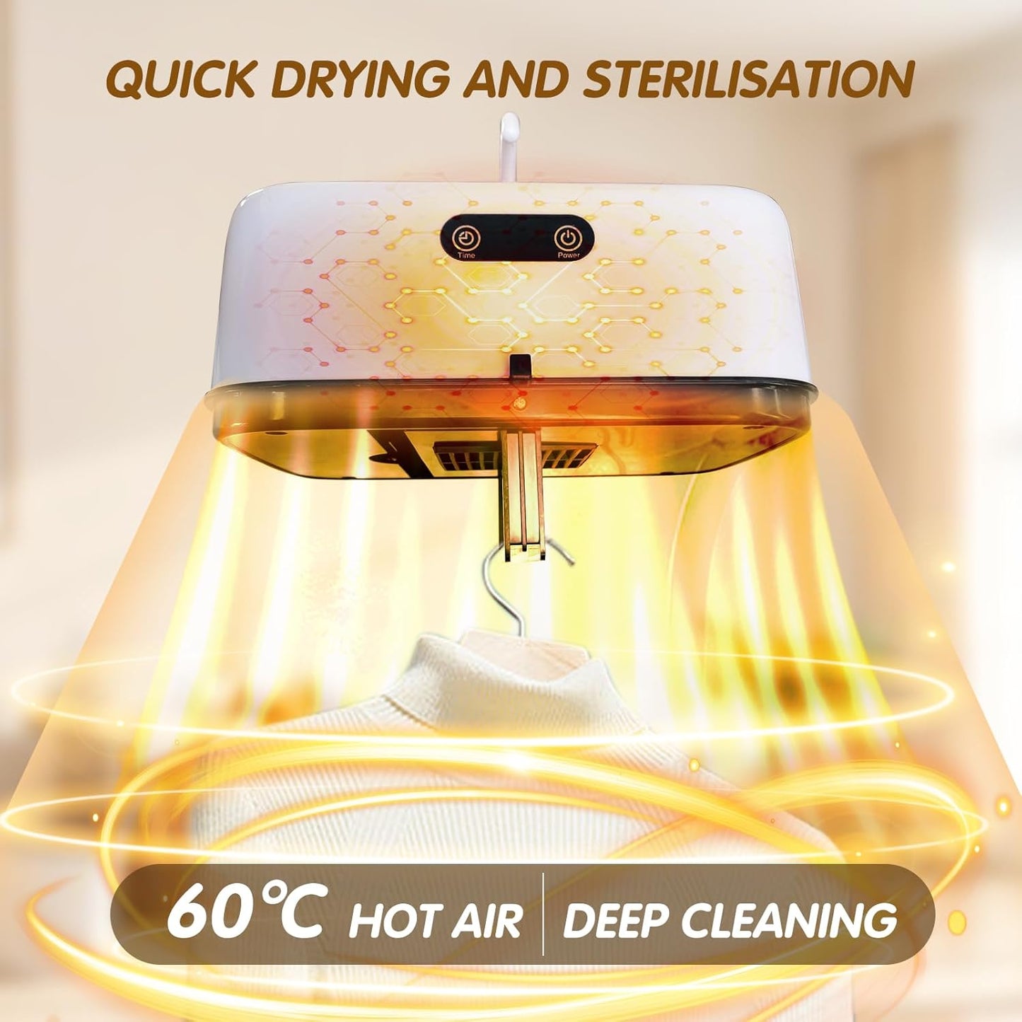 Portable Electric Clothes Dryer (1 Pc)