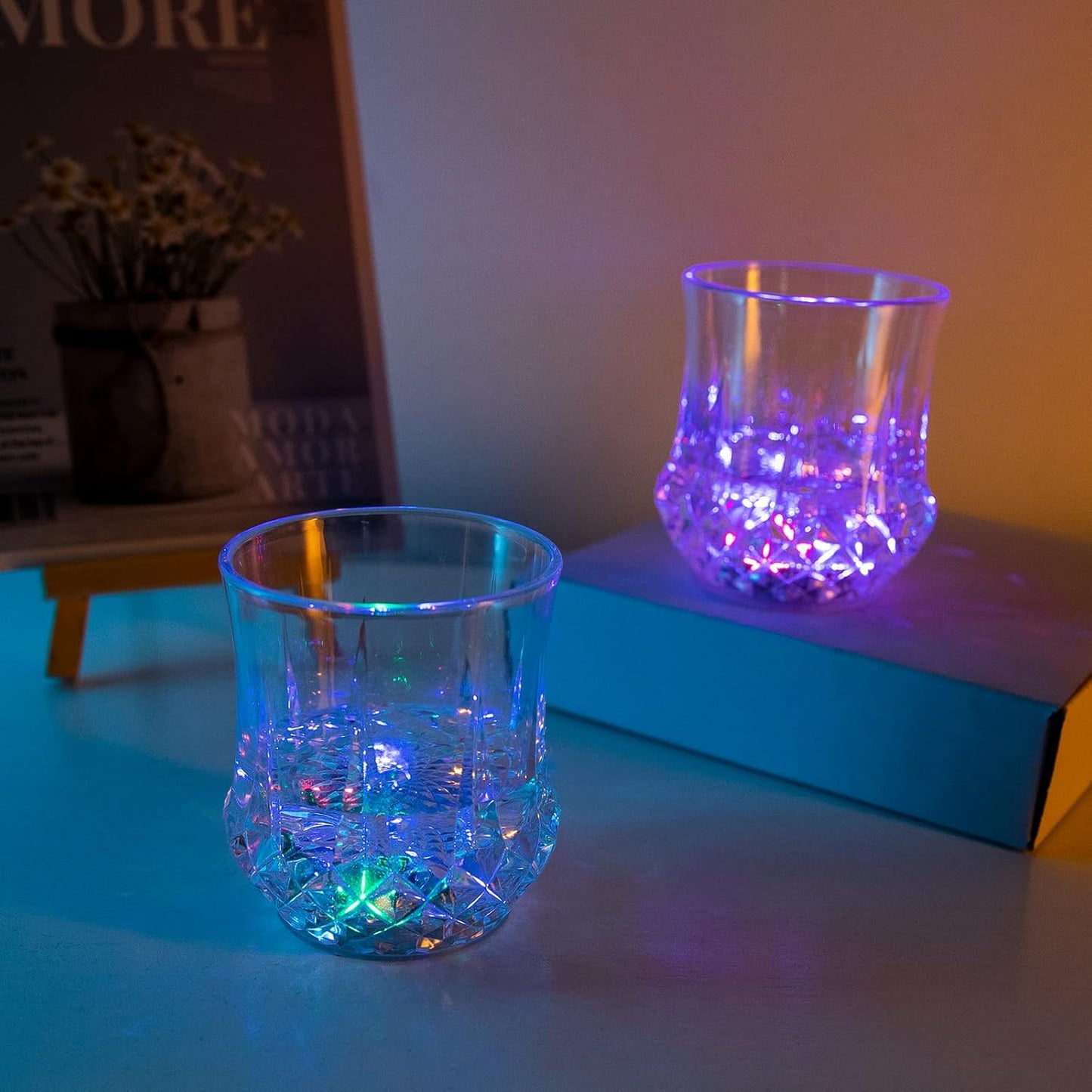 LED Light-up Cup Water Inductive Rainbow Color Changing LED (1 Pc)