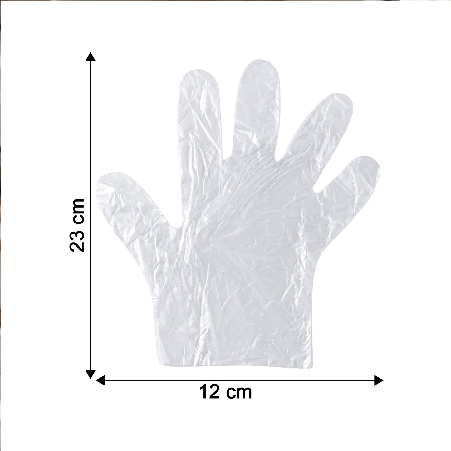 Disposable gloves close-up view