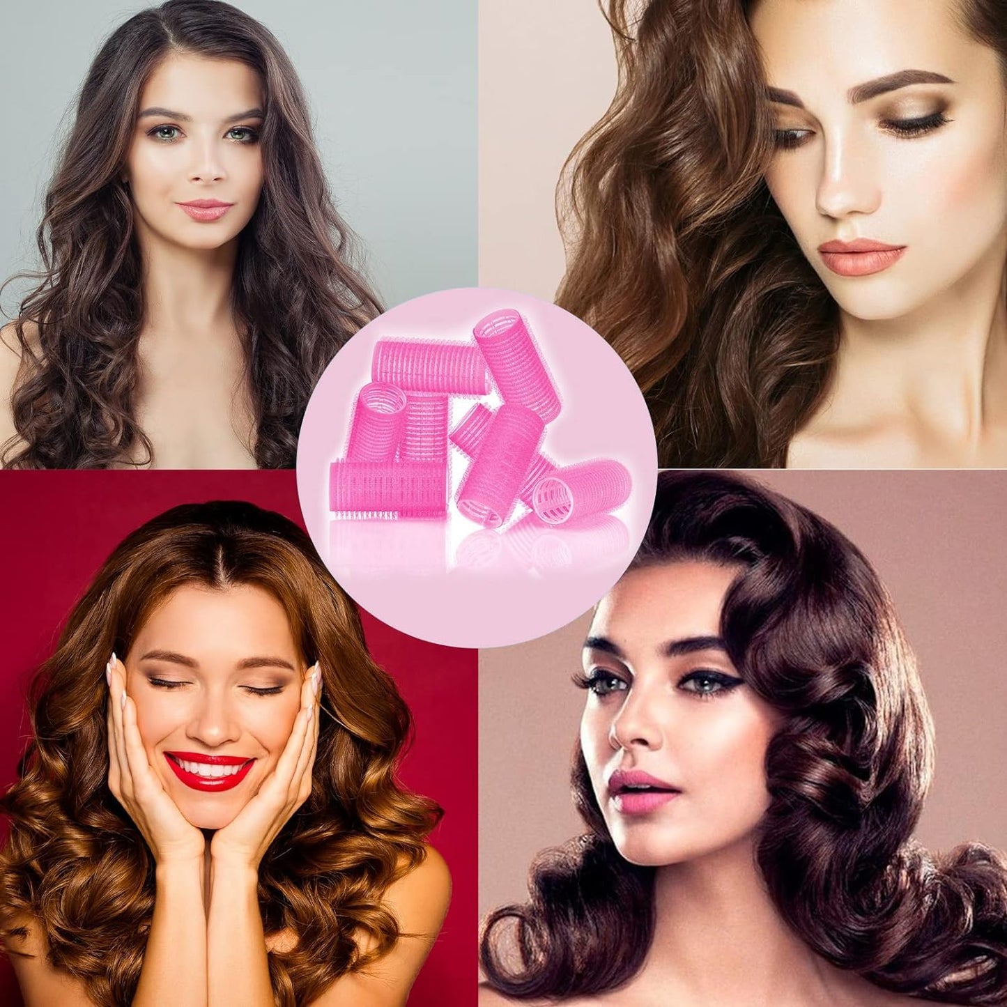 Premium Self-Grip Hair Rollers (6 Pc / Set )